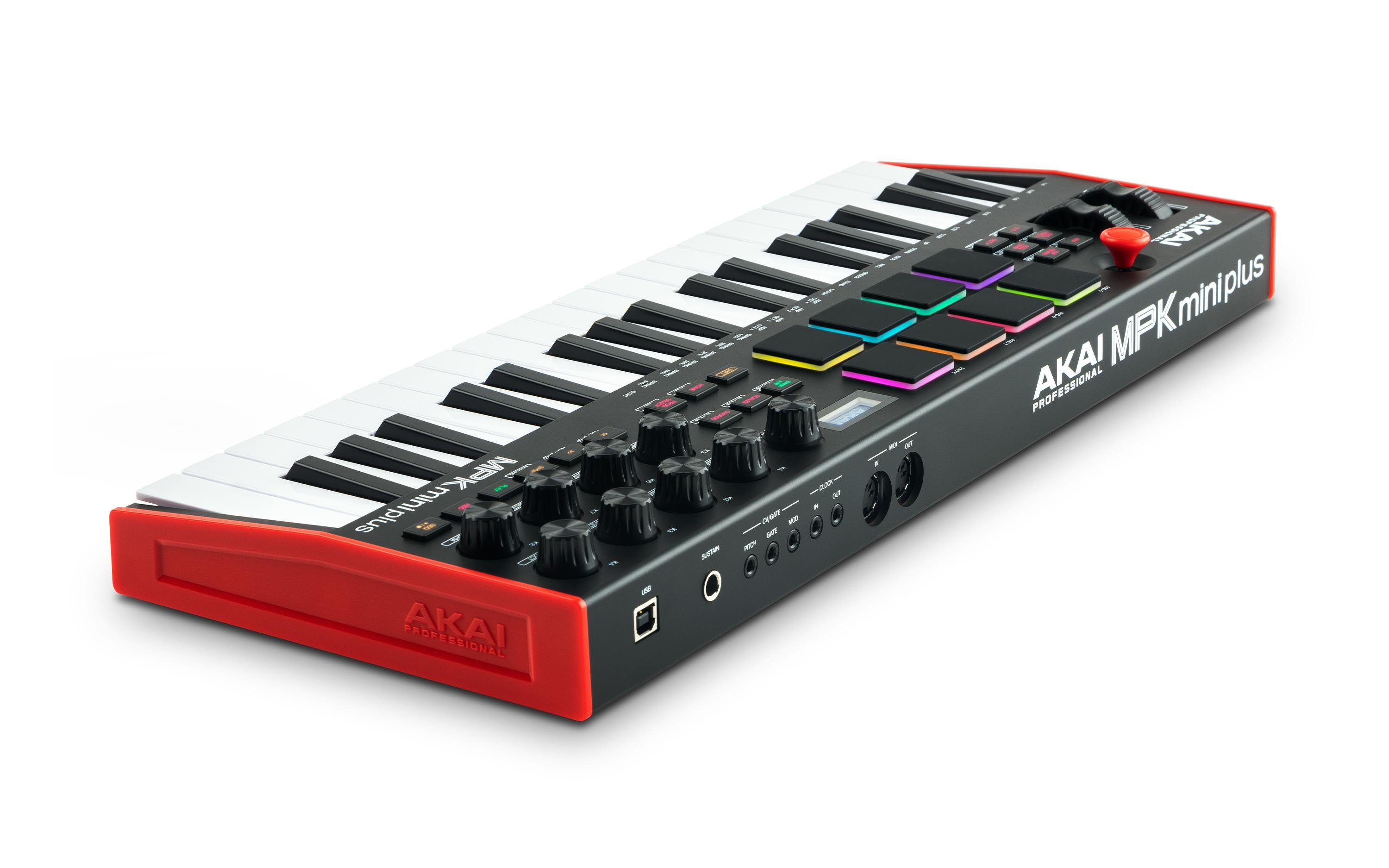 Akai MPK Mini Plus 37 Key Controller Sequencer - Andertons Music Co.