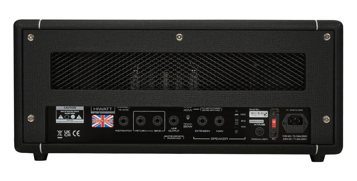 Hiwatt T40/20 Tube Series MKIII 40/20w Amplifier Head - Andertons