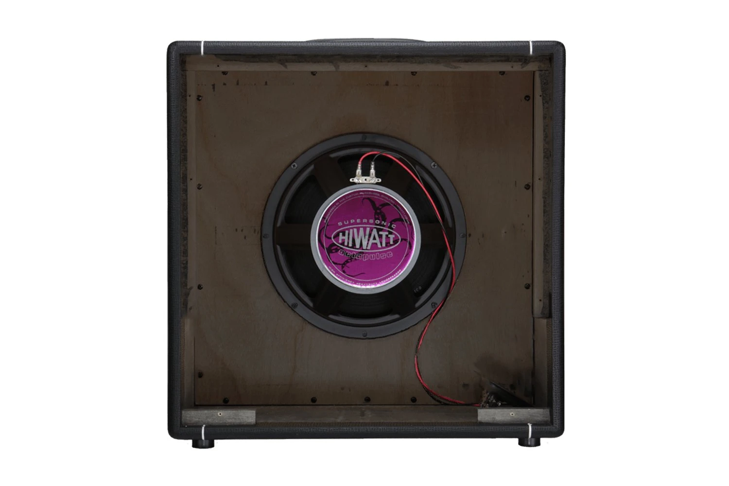 Hiwatt HG112 1x12 Cab in Black with Octapulse 100-12 Speaker - HW-HG-1X12CAB-OCT100-12-BLACK-BACK-OFF.jpg