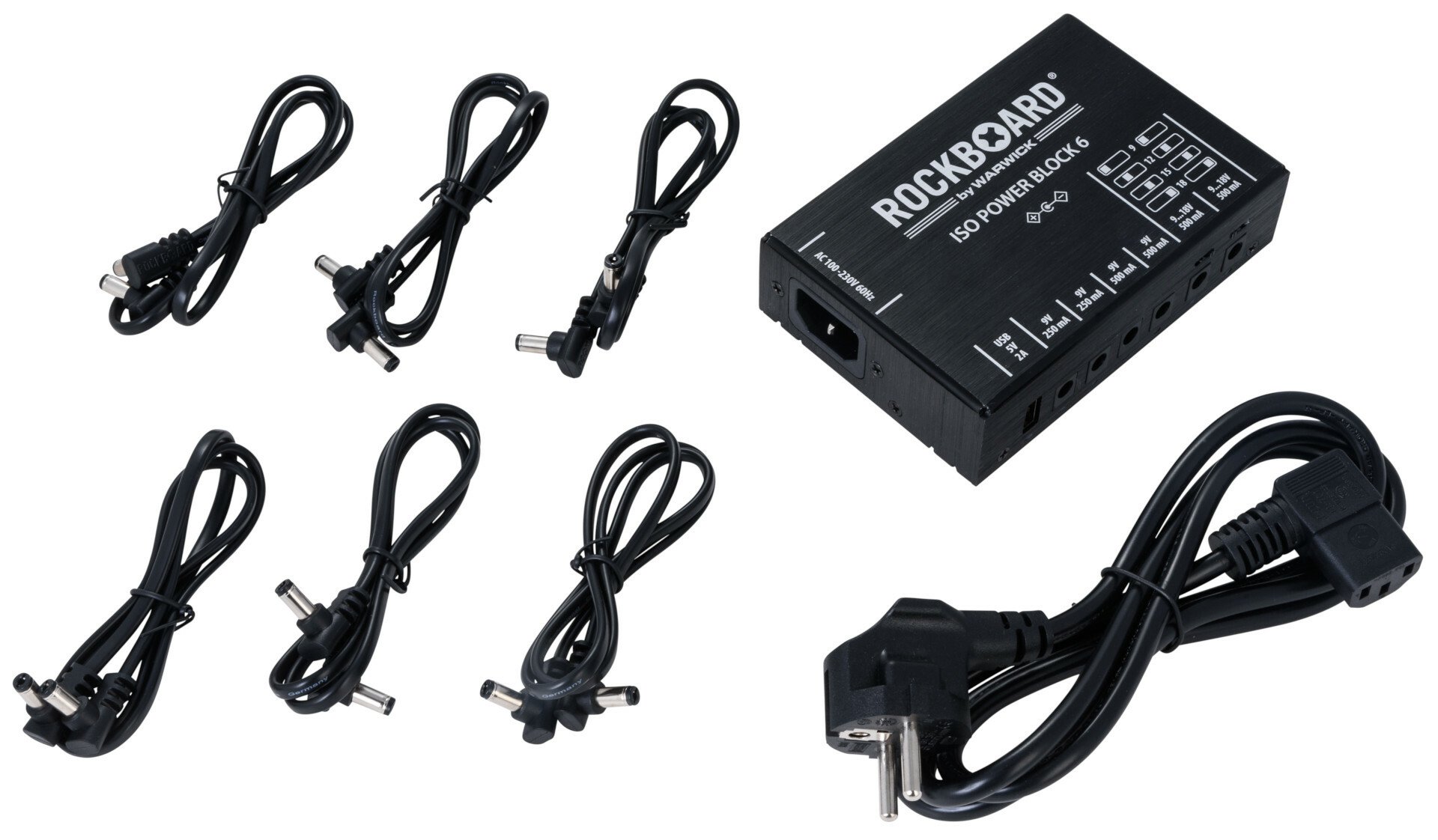 "Rockboard Power Block ISO V6 IEC, 9 to 18V, 100/230 Volt" - RBO_POW_ISO_6_IEC_09.jpg