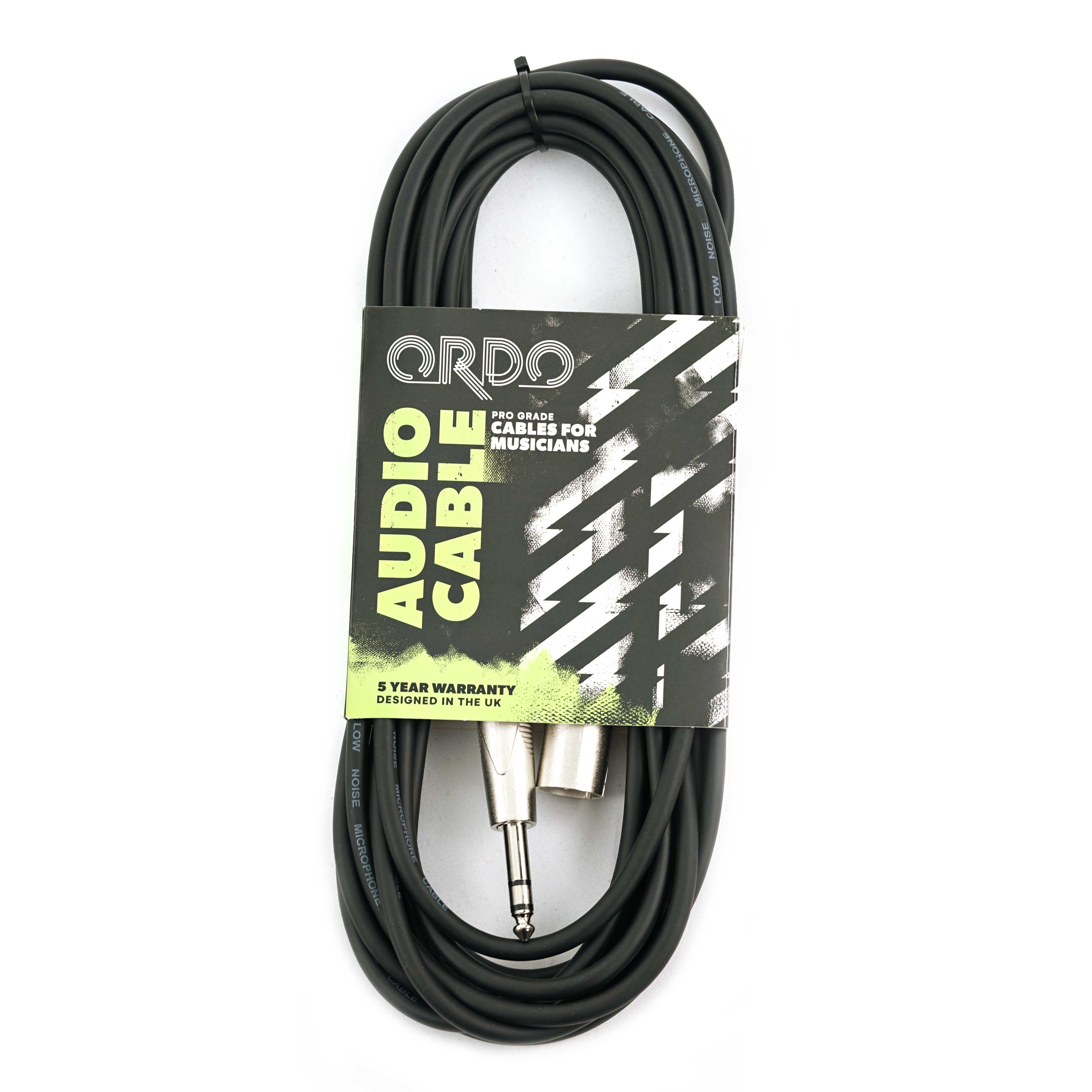Ordo 3ft/1m Stereo Jack Male XLR Cable - C-AC2-1-1XM-1SJ(1).jpg