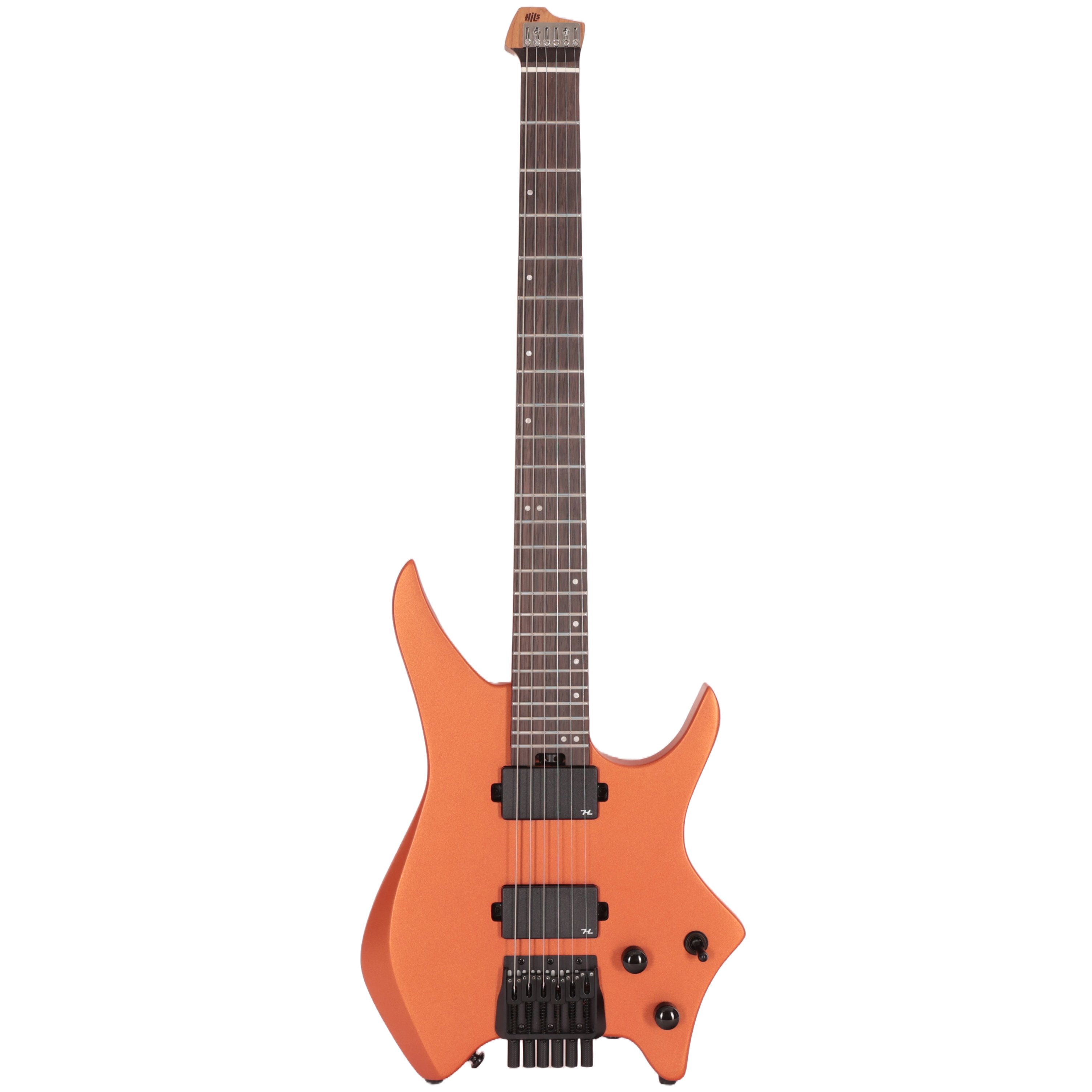 HILS NEXT HN3 Electric Guitar in Satin Metallic Coral Orange - HN3SMCO (2).jpg