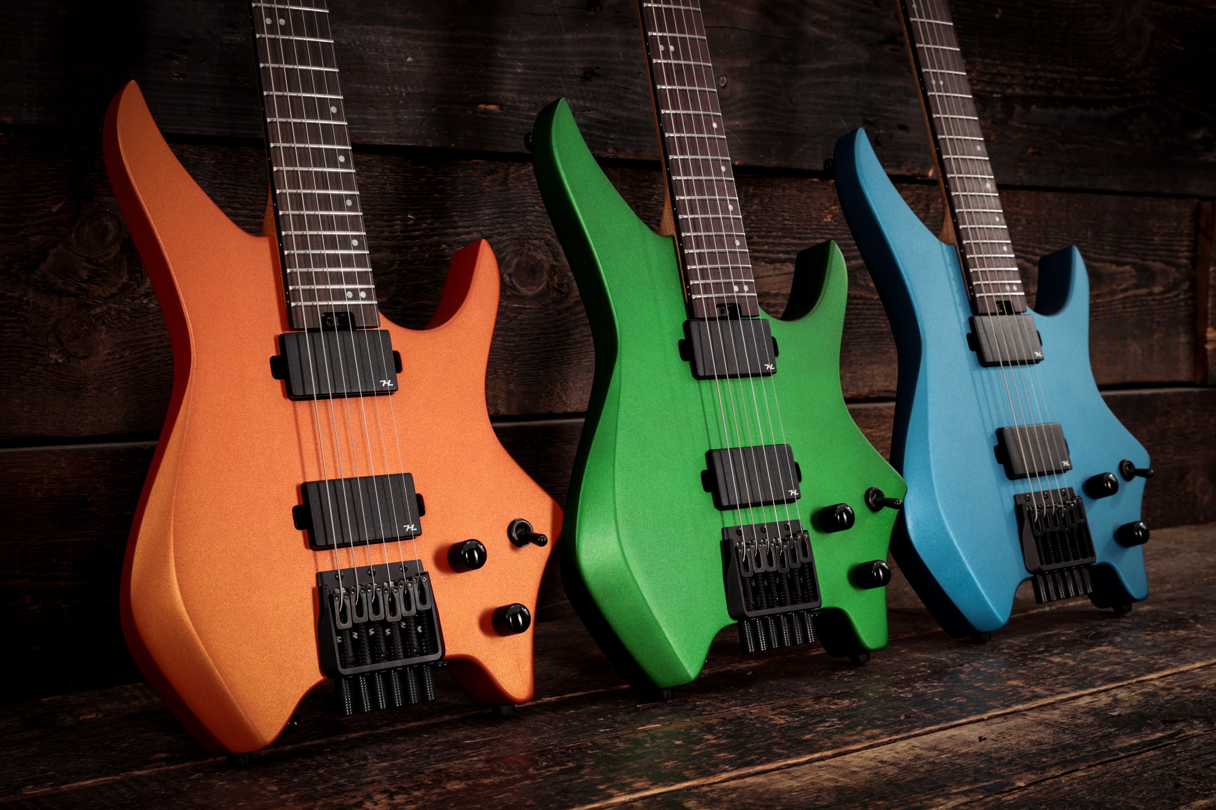 HILS NEXT HN3 Headless Electric Guitar in Satin Metallic Coral Orange - HN3SMCO  HN3SMEB   HN3SMEG (10).jpg