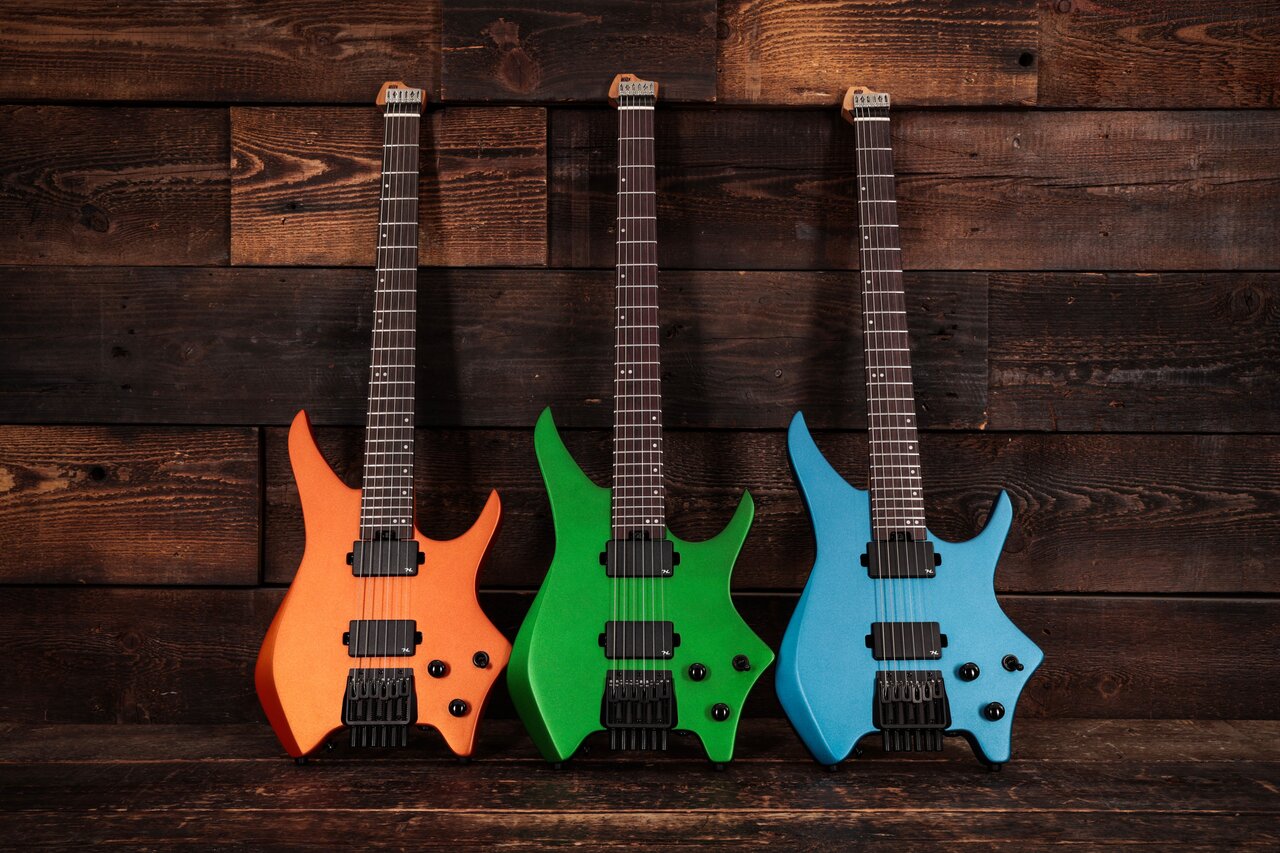 HILS NEXT HN3 Electric Guitar in Satin Metallic Coral Orange - HN3SMCO HN3SMEB HN3SMEG (7).jpg