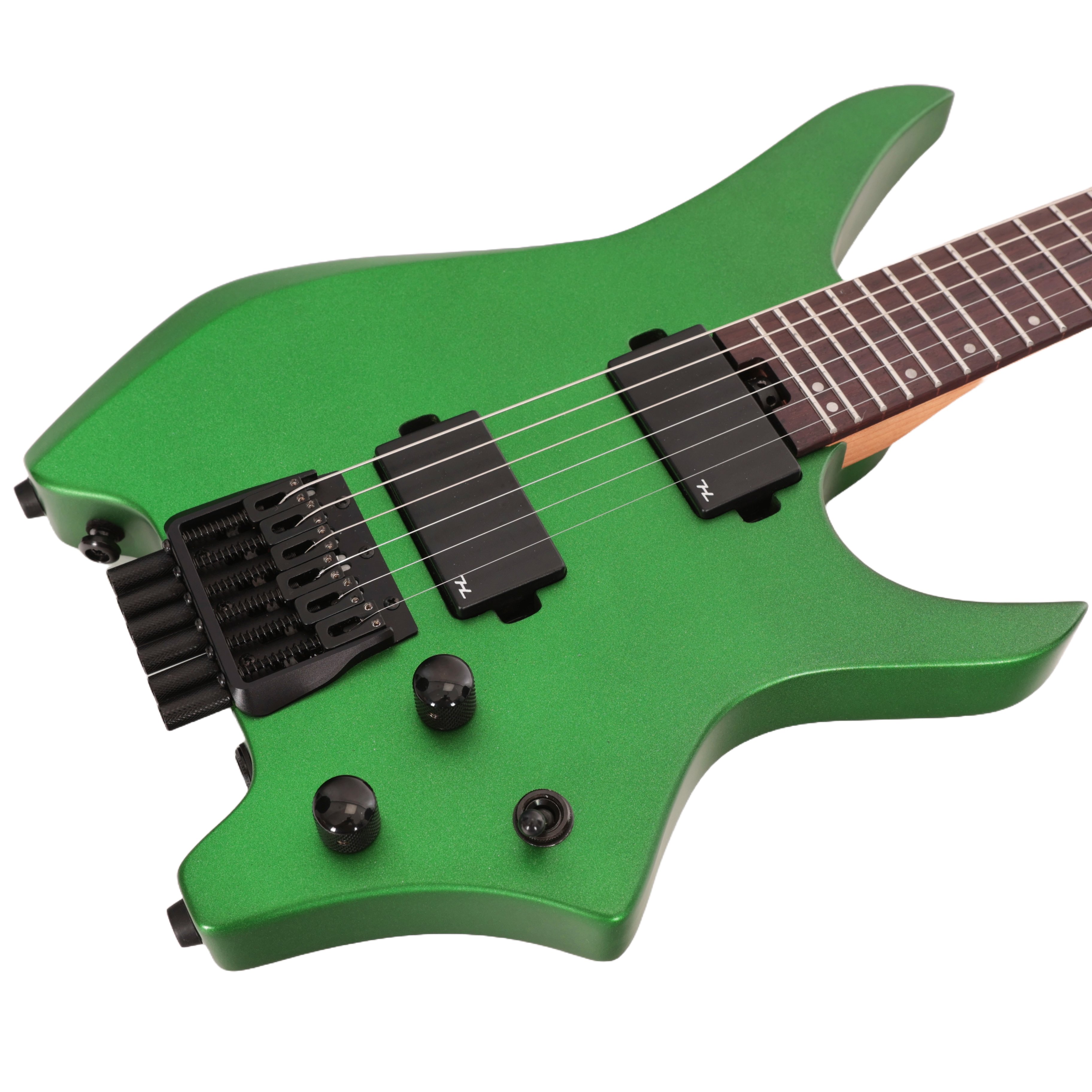 HILS NEXT HN3 Headless Electric Guitar in Satin Metallic Emerald Green - HN3SMEG (4).jpg