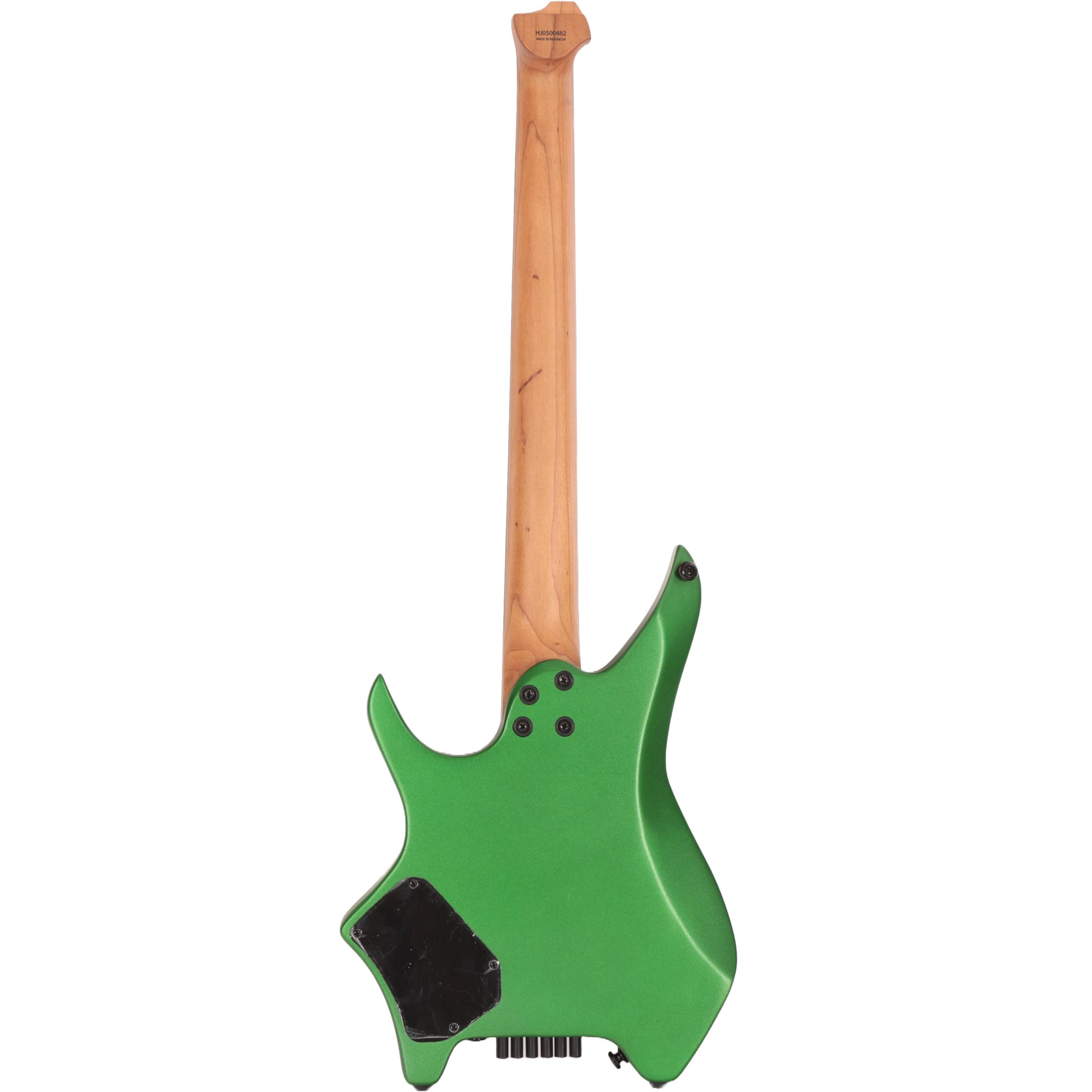 HILS NEXT HN3 Headless Electric Guitar in Satin Metallic Emerald Green - HN3SMEG-New-Back.jpg