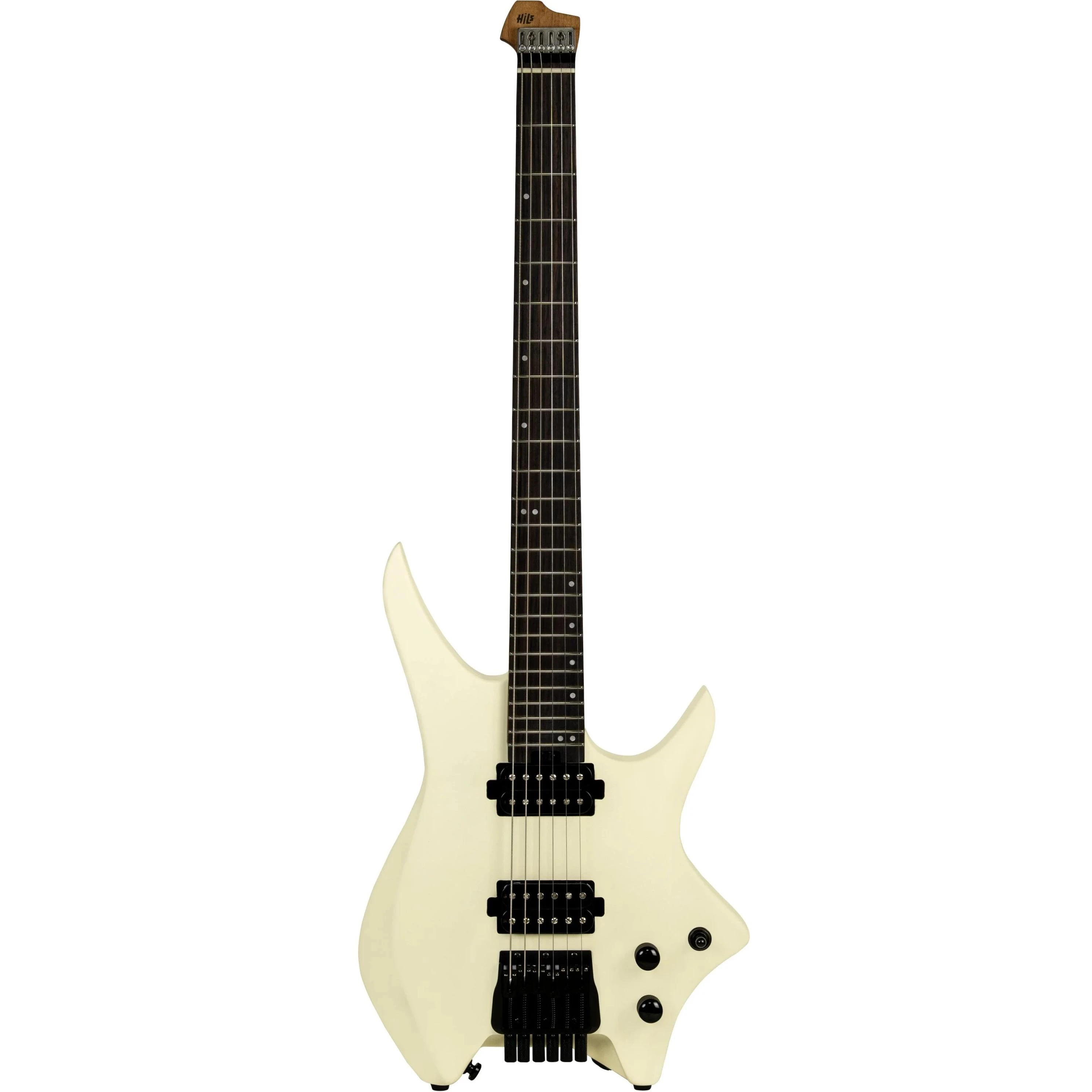 HILS NEXT HN3 Headless Electric Guitar in Satin Ivory - HN3SIV-New-Front.jpg