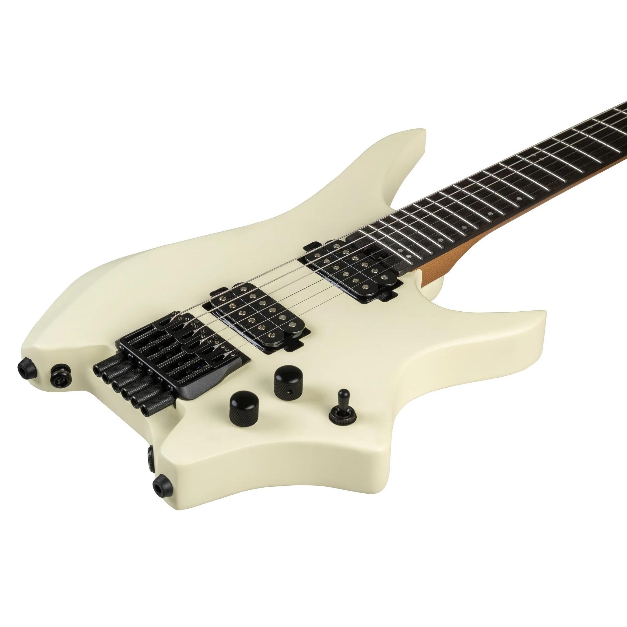 HILS NEXT HN3 Headless Electric Guitar in Satin Ivory - HN3SIV-New-Angle.jpg