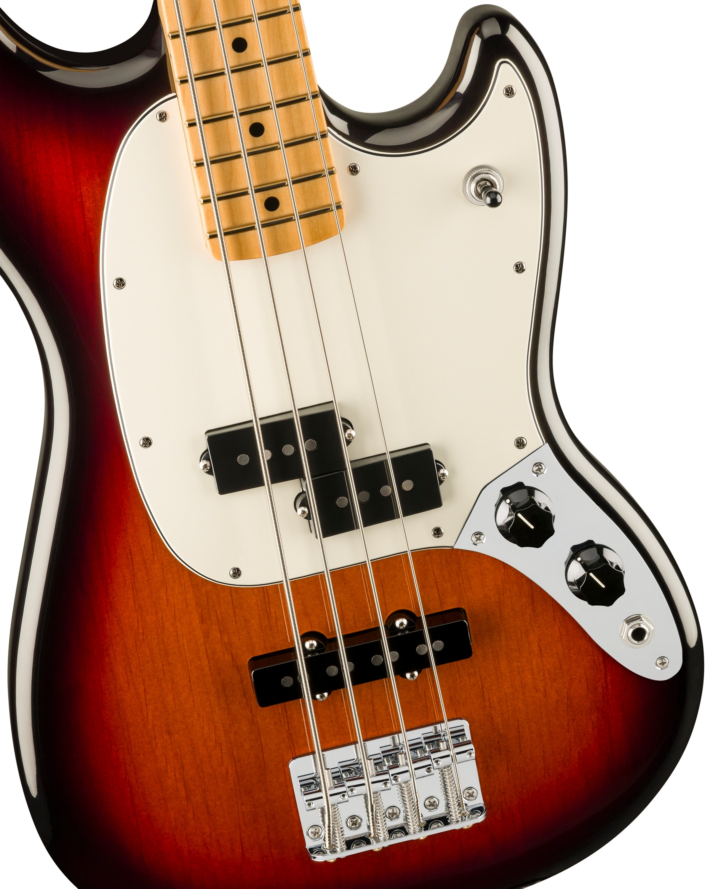 Fender Player II Mustang Bass Guitar PJ Maple Fingerboard 3-Colour Sunburst - 0140492500_fen_ins_fbd_1_nr.jpg