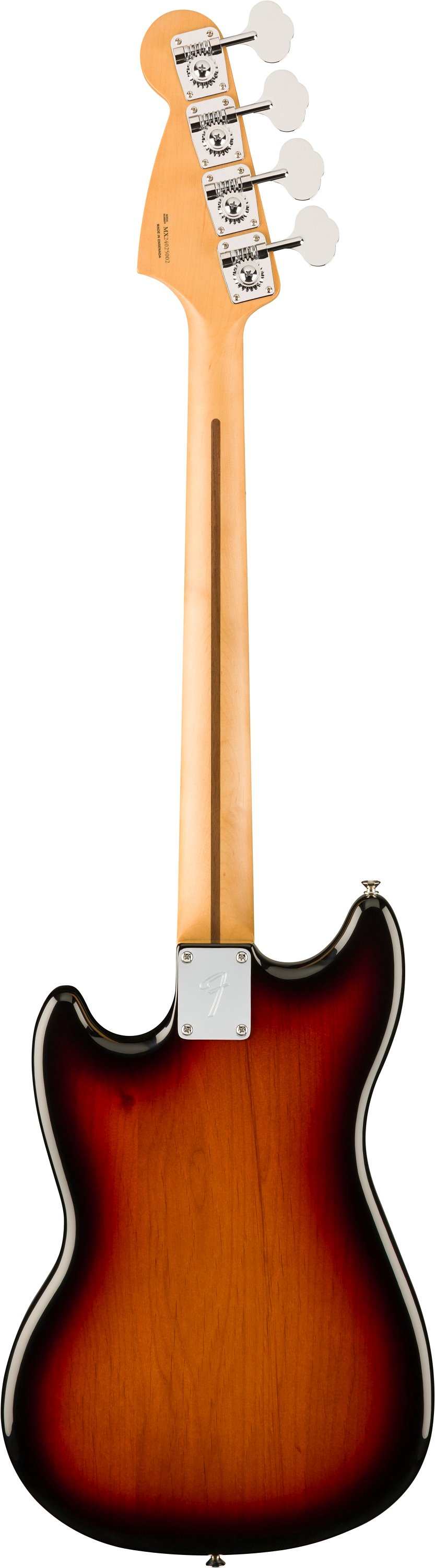 Fender Player II Mustang Bass Guitar PJ Maple Fingerboard 3-Colour Sunburst - 0140492500_fen_ins_bck_1_rl.jpg