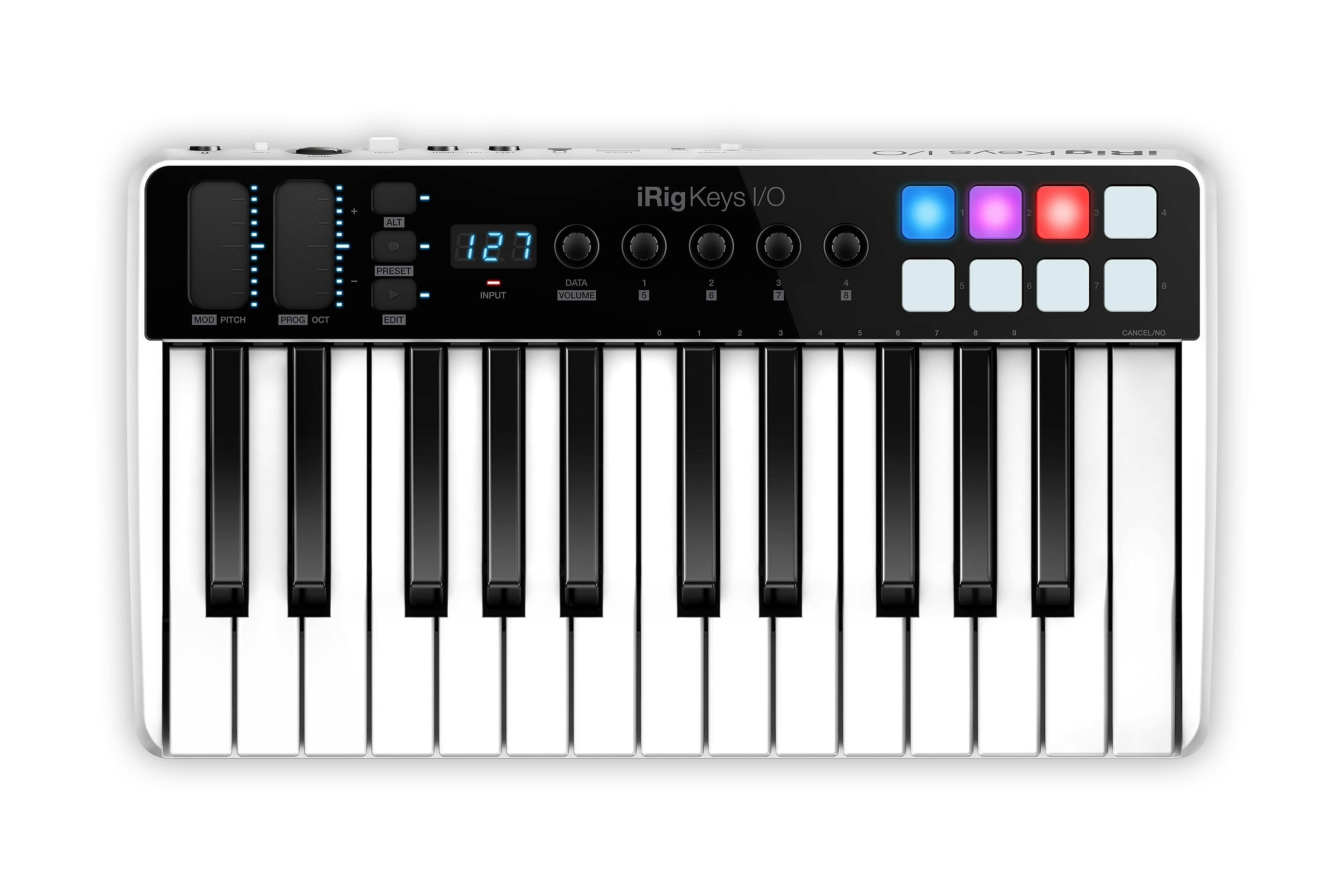 IK Multimedia iRig Keys 25 Key MIDI Keyboard & Controller With Mic