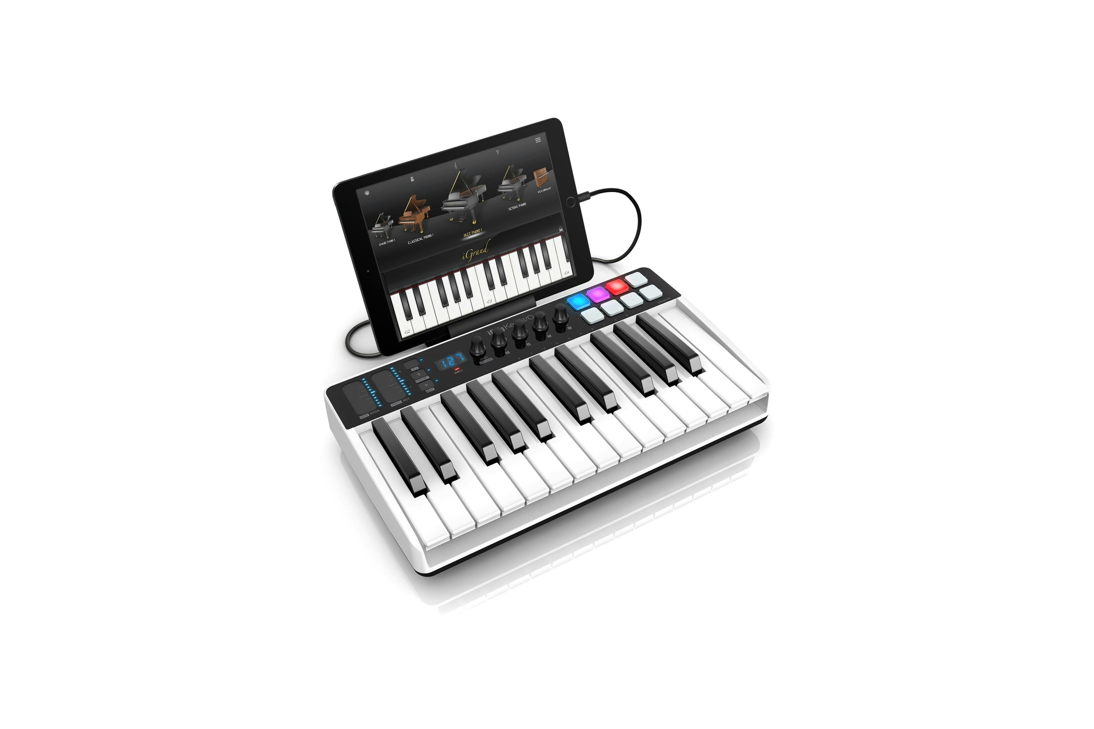 IK Multimedia iRig Keys 25 Key MIDI Keyboard & Controller With Mic