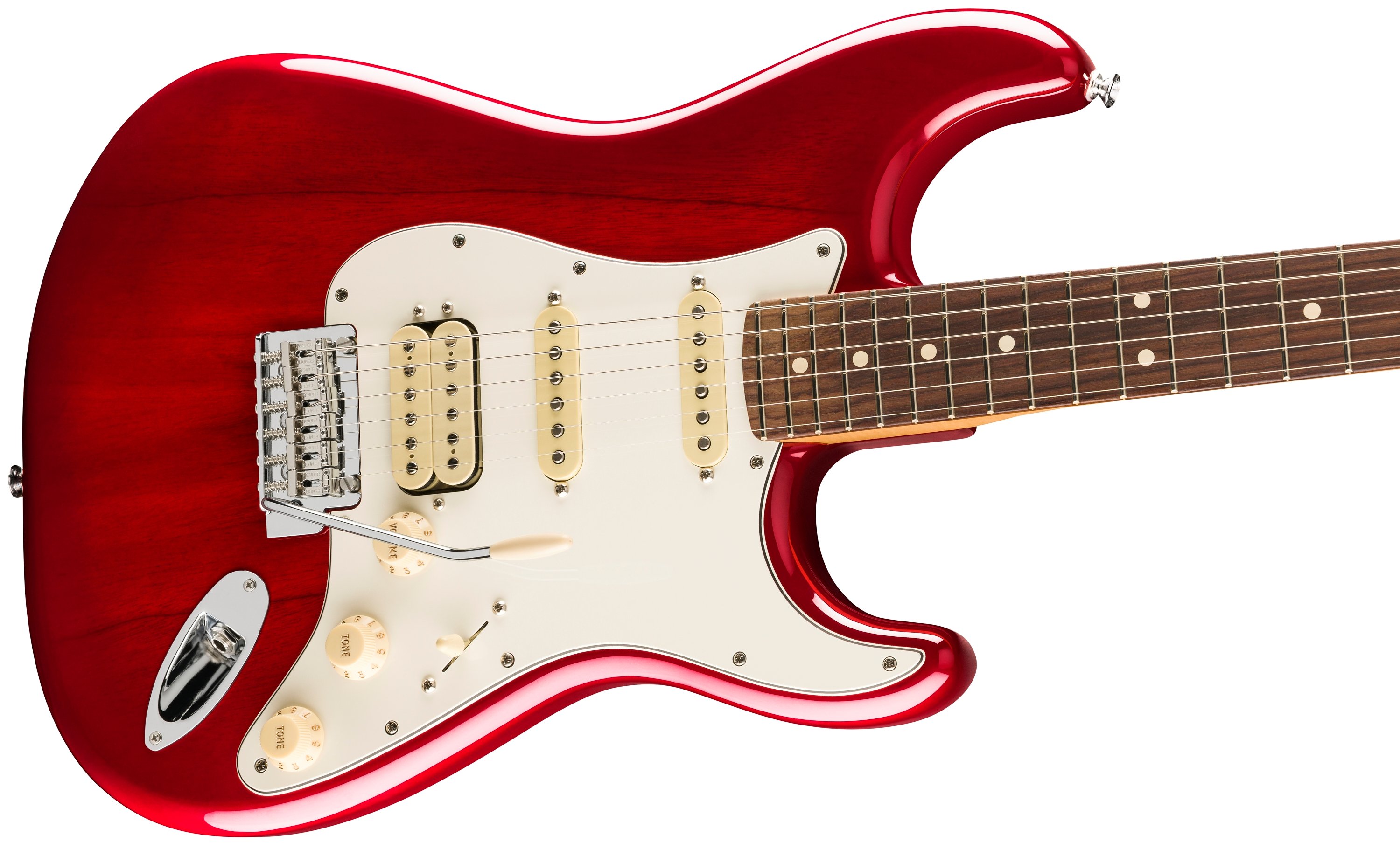 Player II Stratocaster HSS Rosewood Fingerboard Transparent Cherry