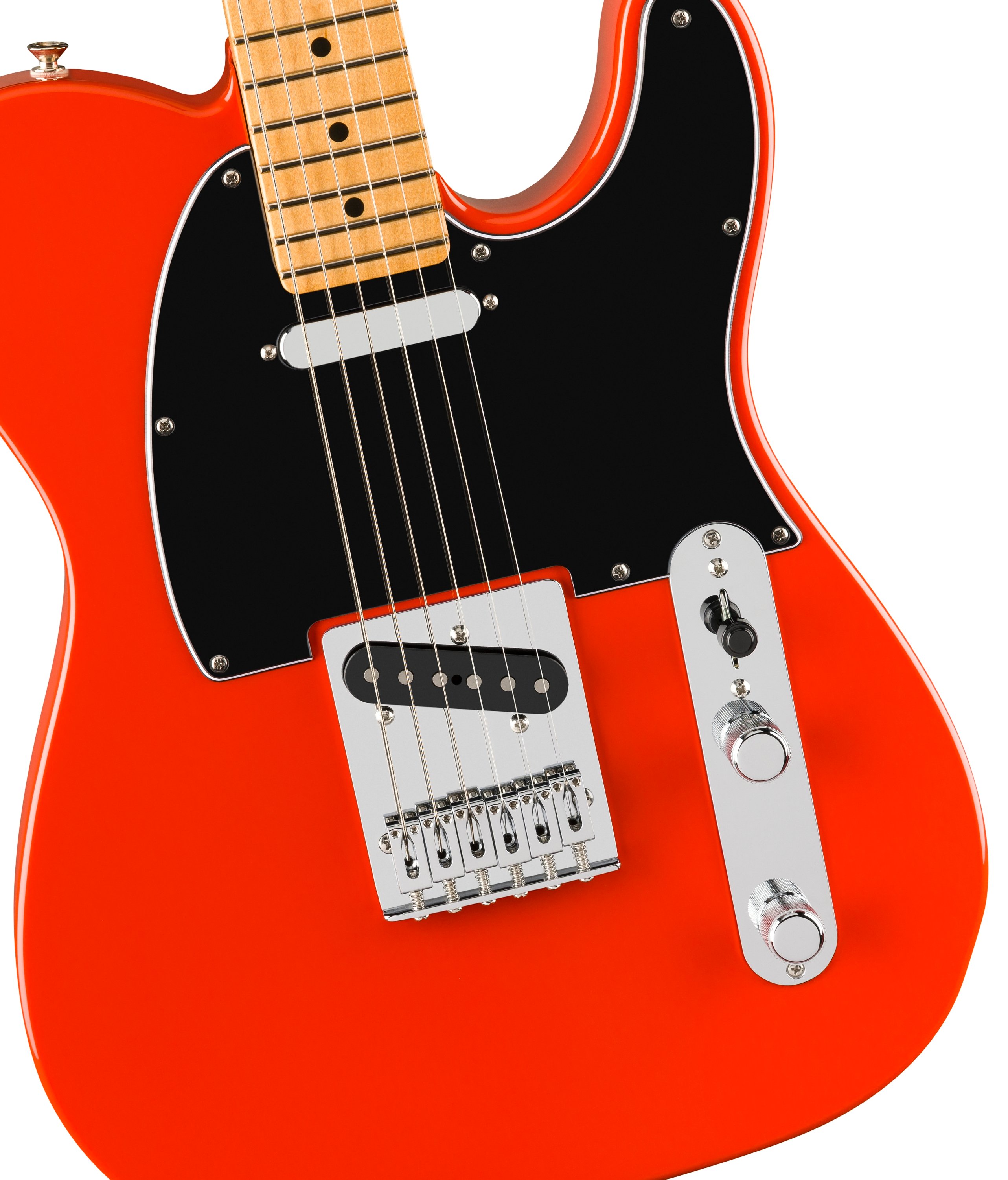 Player II Telecaster Maple Fingerboard Coral Red - Andertons Music Co.