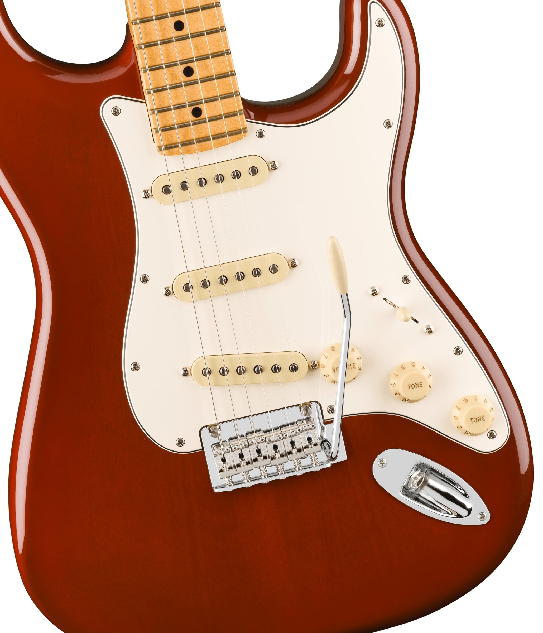 Player II Stratocaster Maple Fingerboard Transparent Mocha Burst