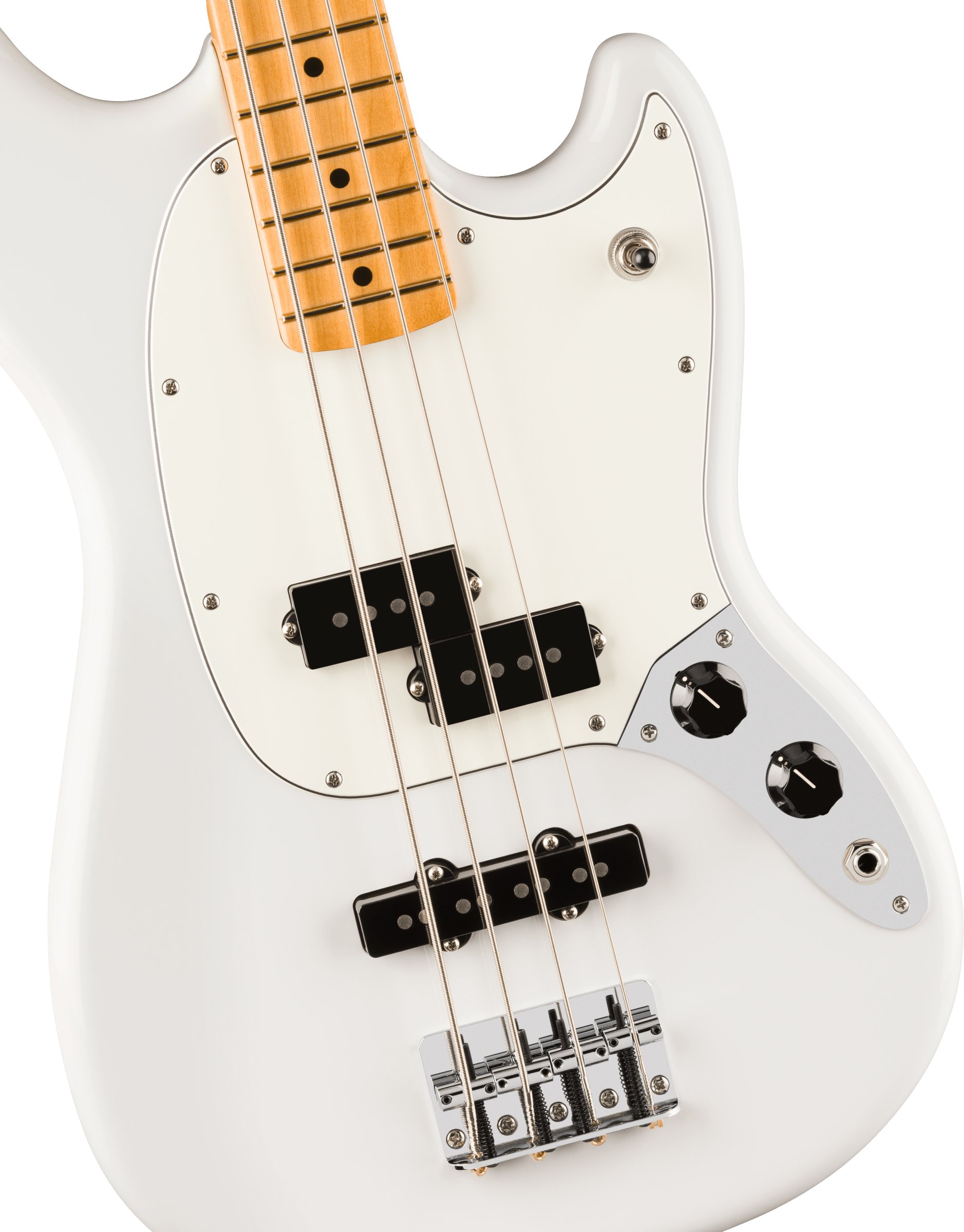 Fender Player II Mustang Bass Guitar PJ Maple Fingerboard Polar White - 0140492515_fen_ins_fbd_1_nr.jpg