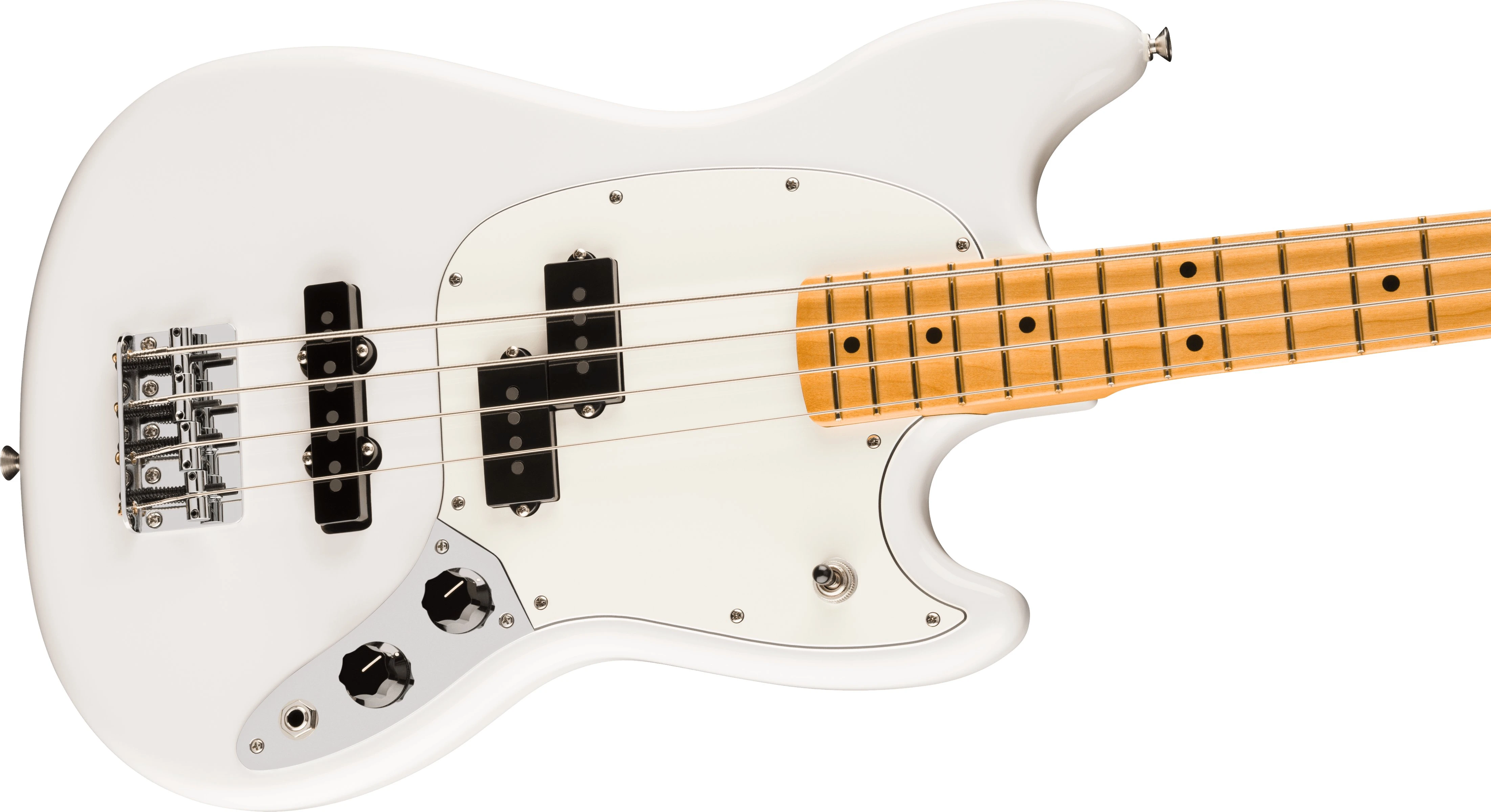Fender Player II Mustang Bass Guitar PJ Maple Fingerboard Polar White - 0140492515_fen_ins_cbr_1_nr.jpg