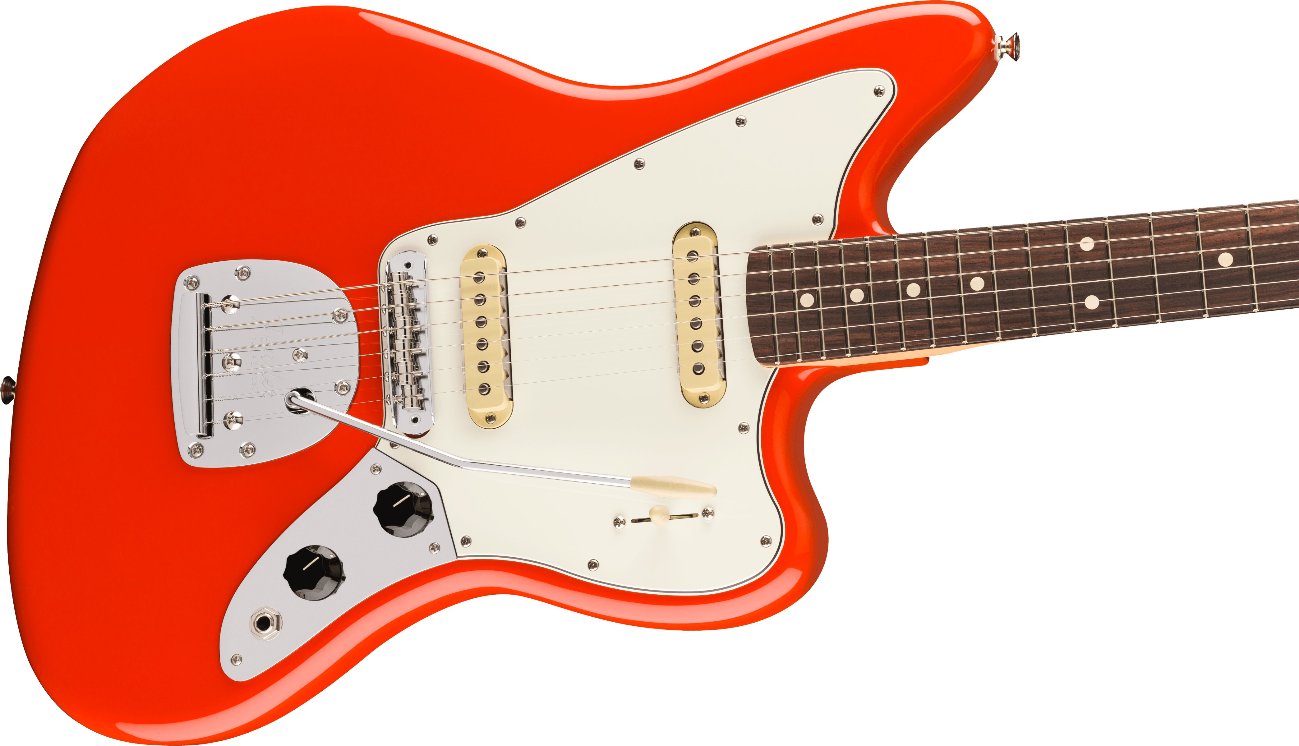 Player II Jaguar Rosewood Fingerboard Coral Red - Andertons Music Co.