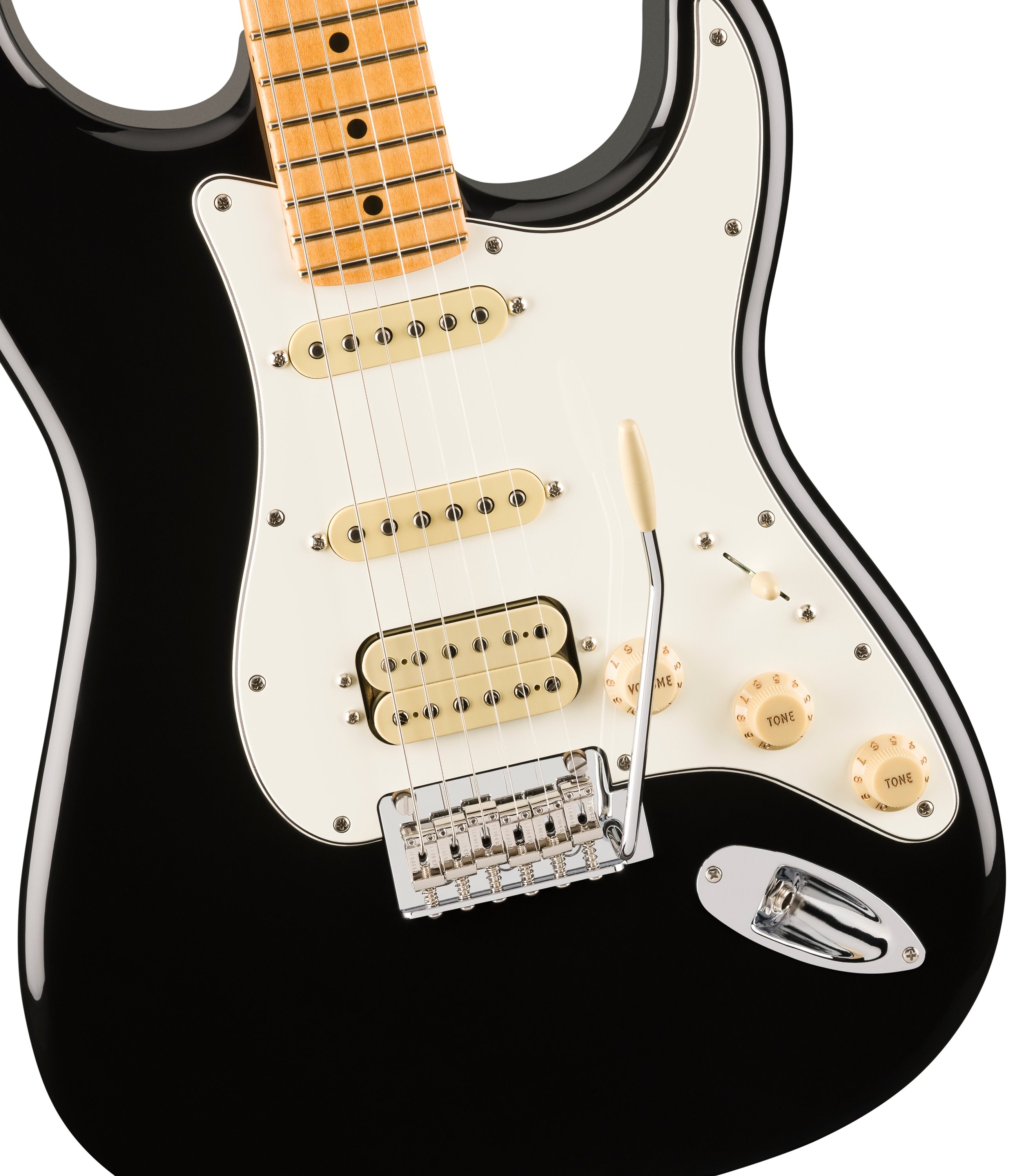 Player II Stratocaster HSS Maple Fingerboard Black - Andertons
