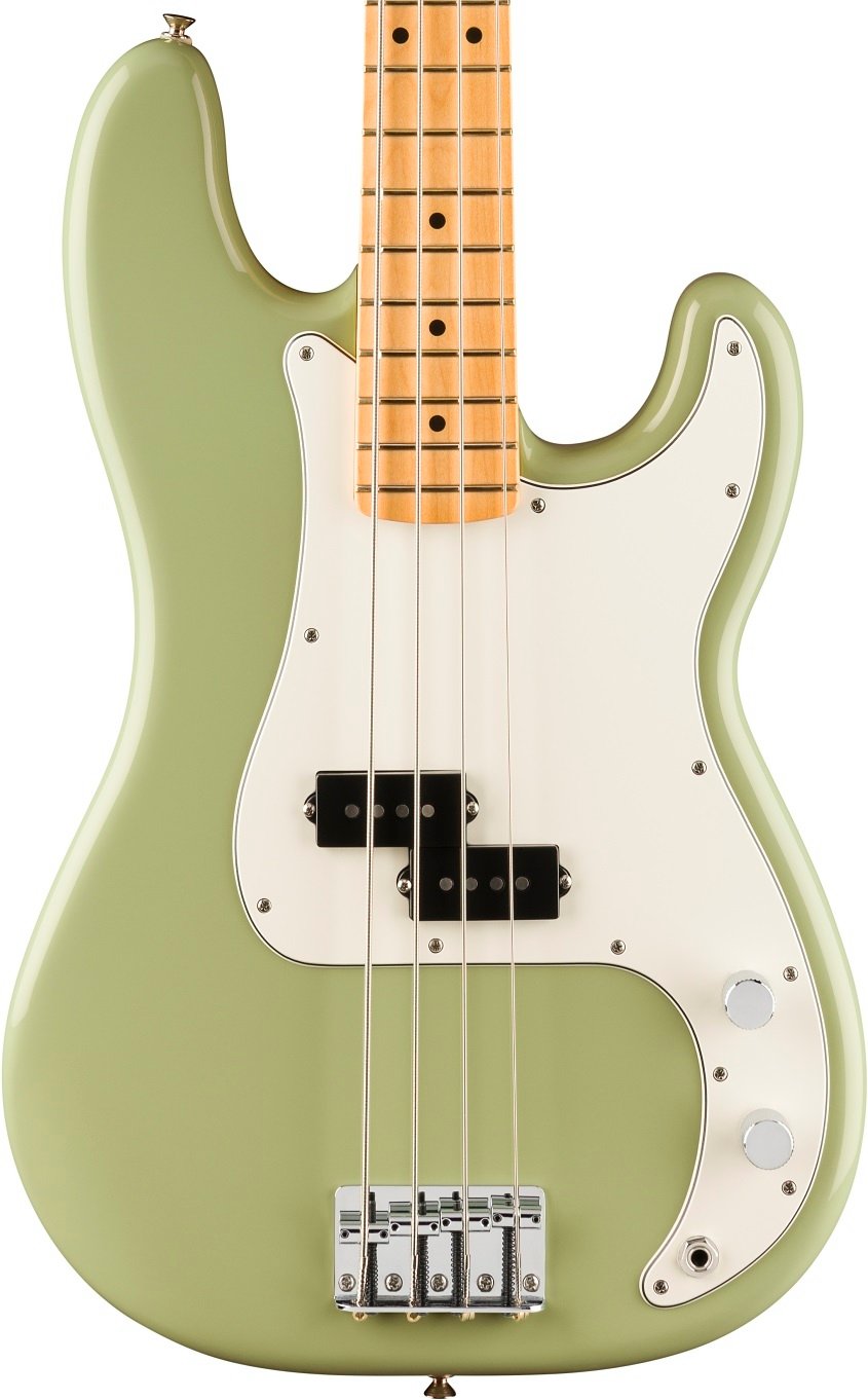 Player II Precision Bass Guitar Maple Fingerboard Birch Green
