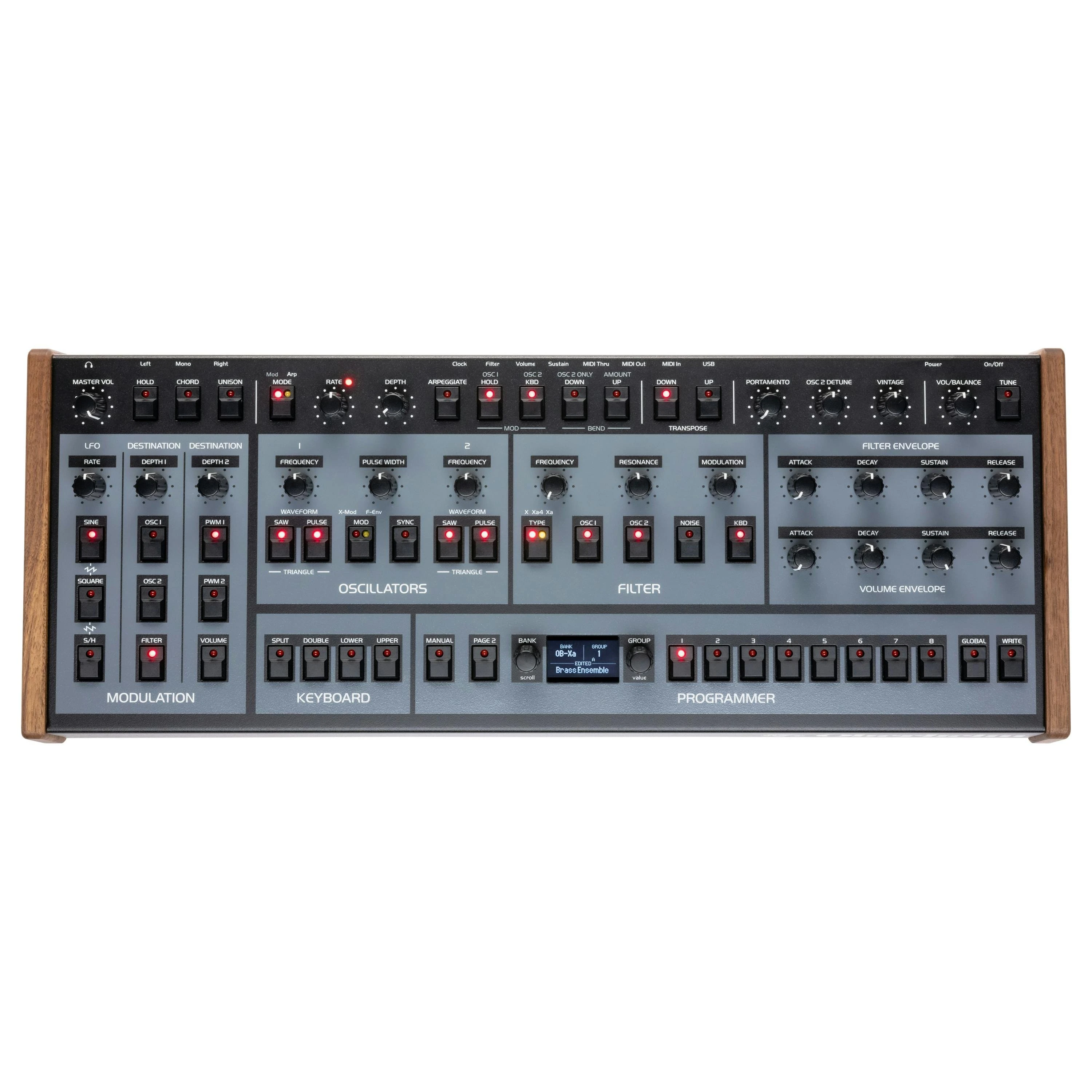 Oberheim OB-X8 Desktop Analogue Synthesizer Module - OB-3610-UK-Oberheim-OB-X8-Desktop-Module-Top.jpg