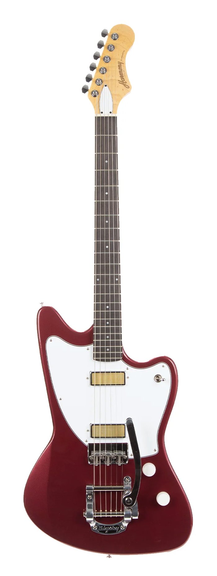 Harmony Standard Silhouette Electric Guitar in Burgundy with