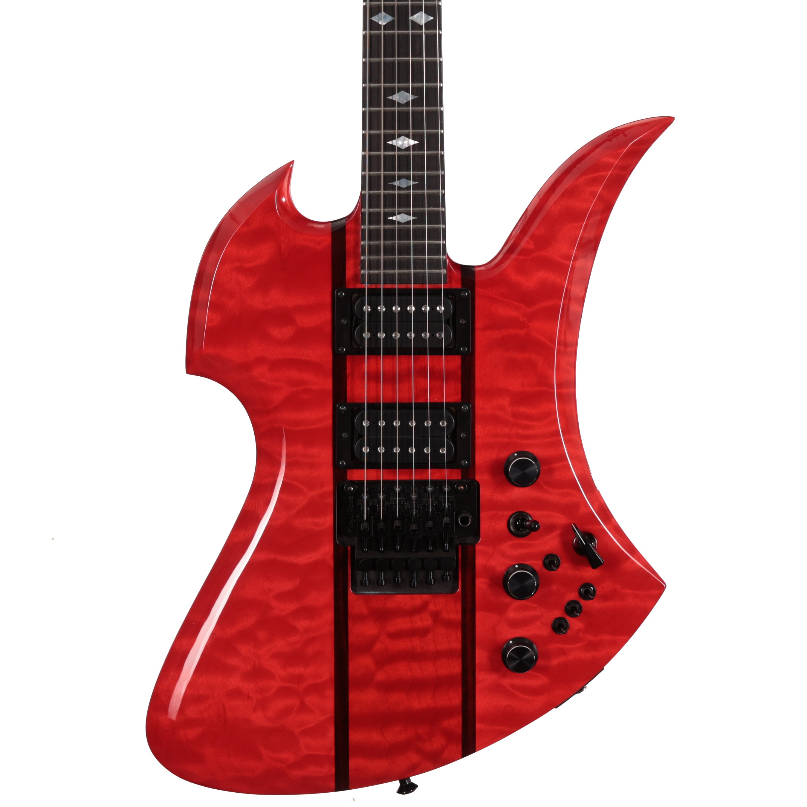 BC Rich USA Mockingbird SL Electric Guitar in Trans Red - 23022 (1).jpeg