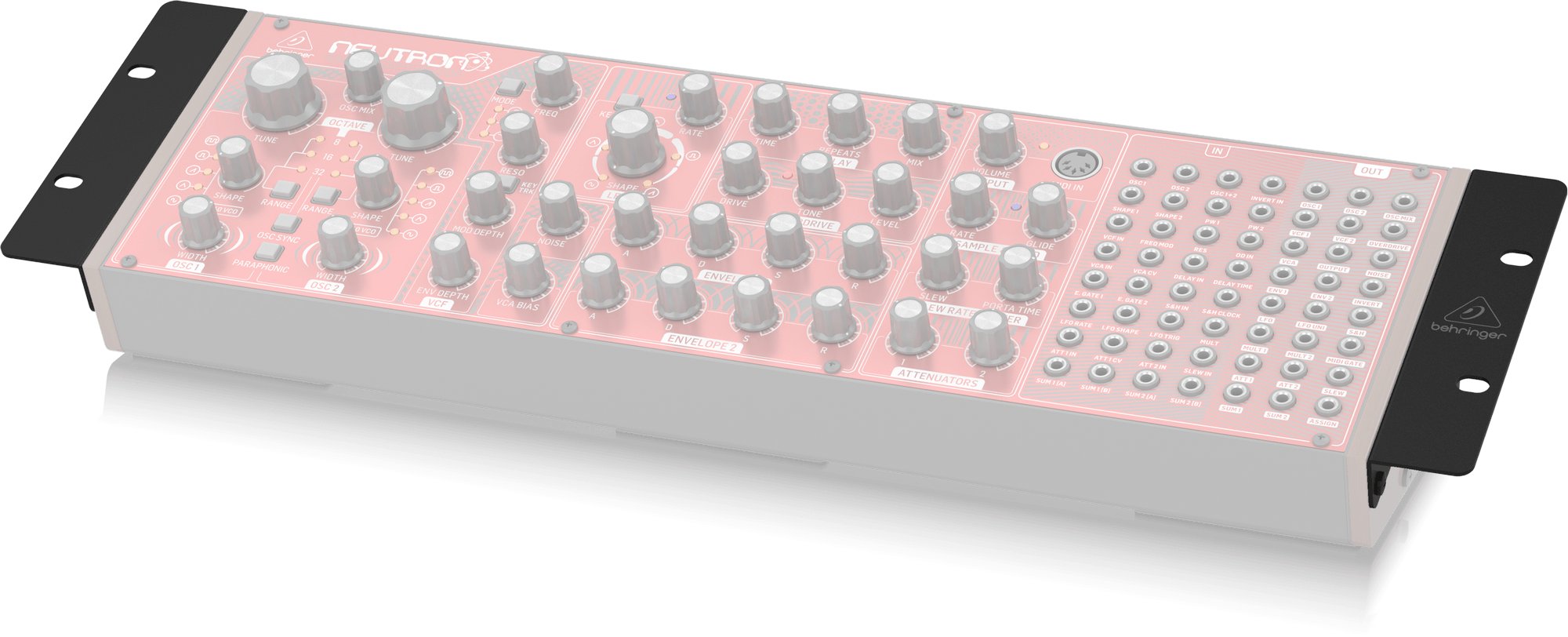 Behringer EURORACK EARS (80 HP) 19 Rack Ears for 80 HP Eurorack Chassis - 442437-EURORACK-EARS-(80-HP)_P0E2U_Front_XL.jpg