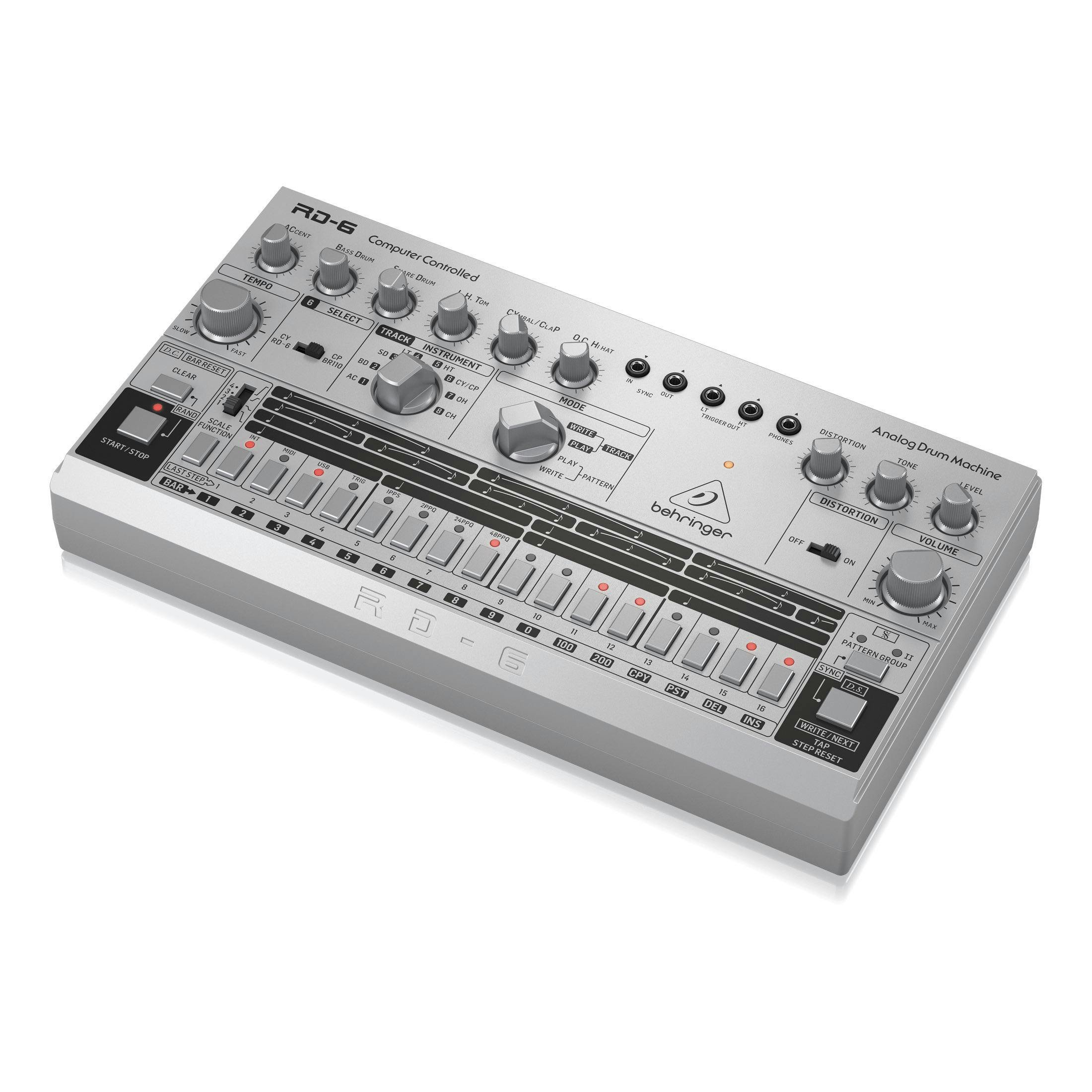 Behringer RD-6-SR Classic Analog Drum Machine in Silver - 404956-Behringer-RD-6-SR-Classic-Analog-Drum-Machine-Right.jpg