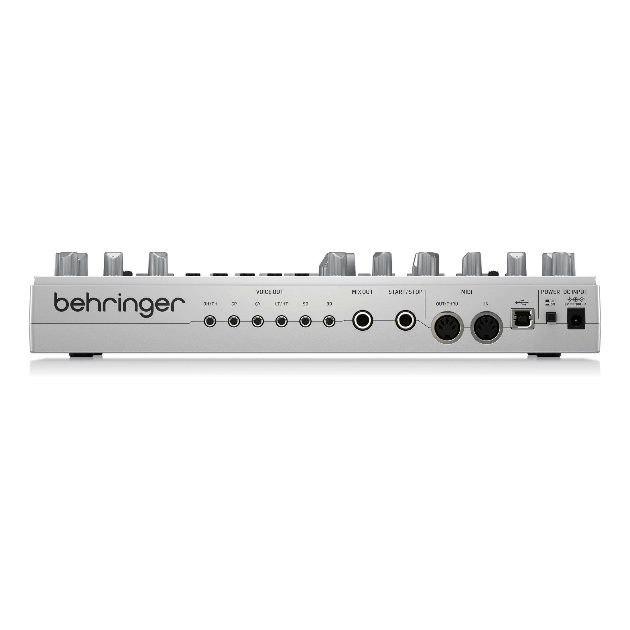 Behringer RD-6-SR Classic Analog Drum Machine in Silver - Andertons
