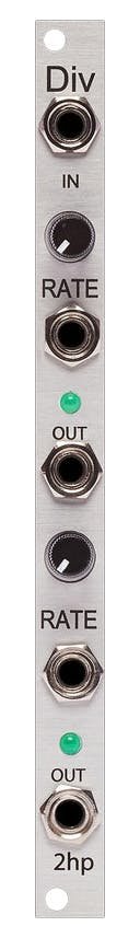 2hp Div Eurorack Clock Divider/Multiplier Module - 407700-2hp_Div.jpg