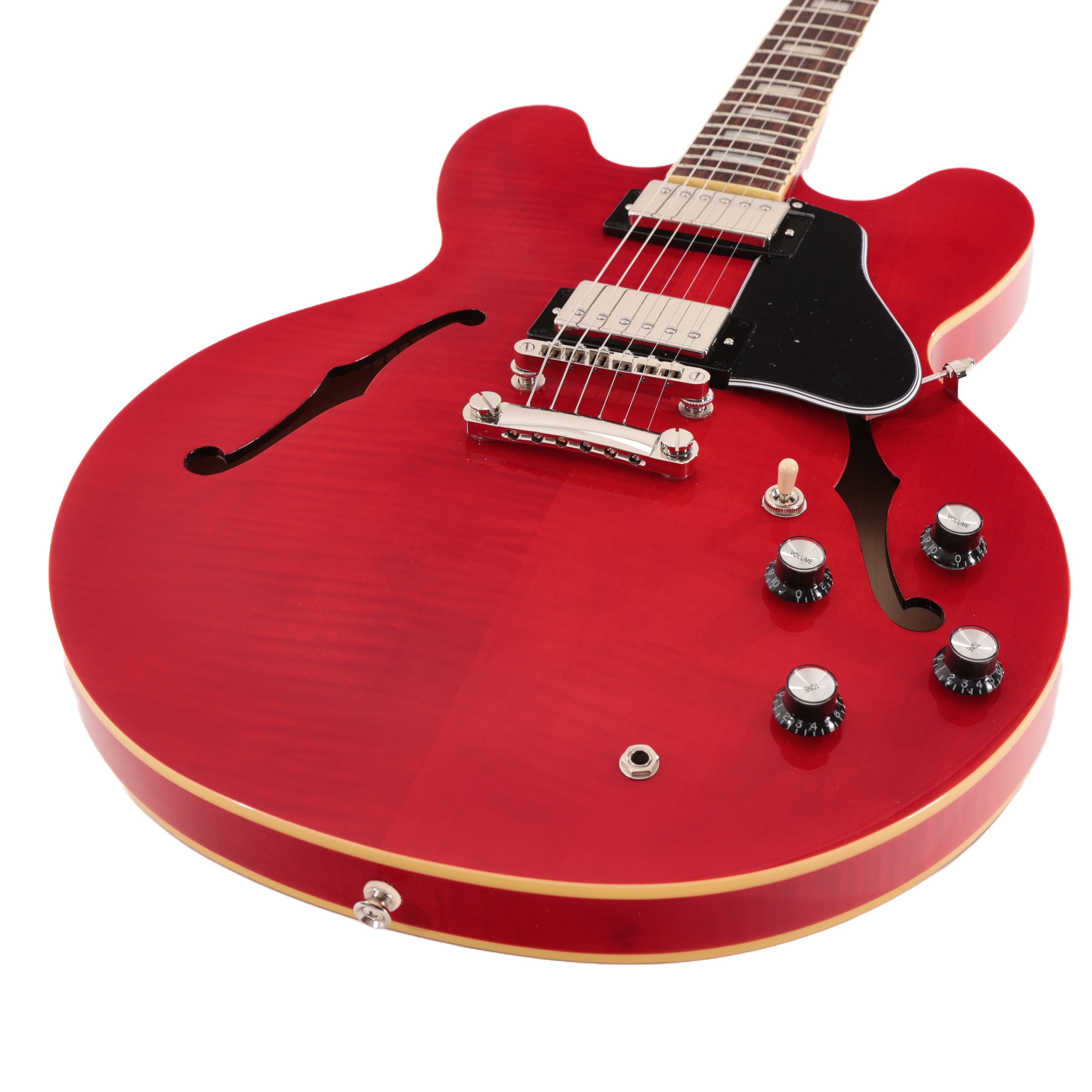 Epiphone Inspired by Gibson ES-335 Figured Semi-Hollow Electric Guitar in Sixties Cherry - EI-335FSCHNH3 (5).jpg