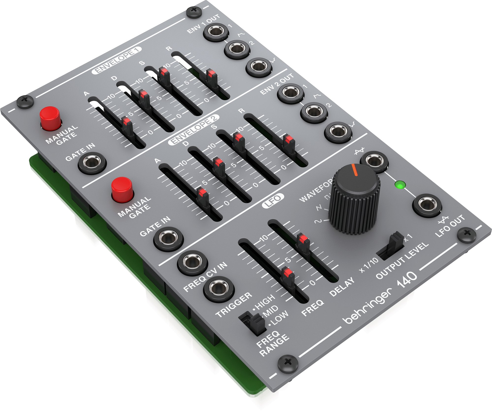 鍵盤楽器 Behringer 140 DUAL ENVELOPE / LFO Behringer 140 Dual Envelope/LFO - Eurorack Module - Andertons