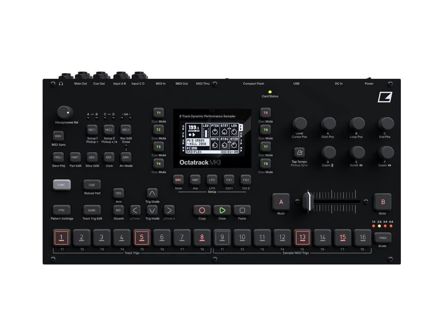 elektron Octatrack MKⅡ Elektron Octatrack MkII in Black - Andertons Music Co.