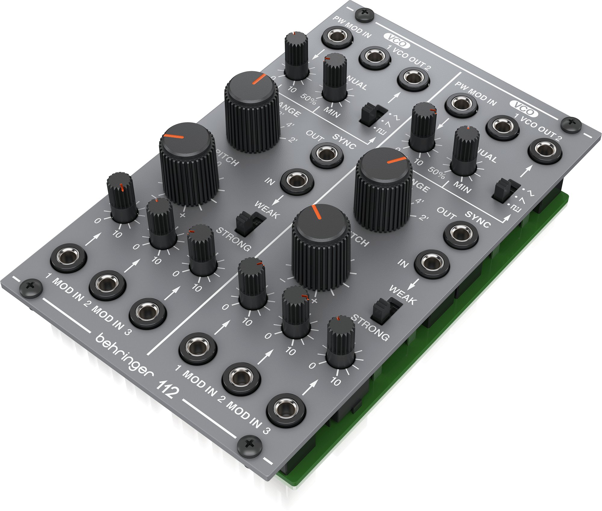鍵盤楽器 Behringer SYSTEM 100 112 DUAL VCO Behringer 112 Dual VCO - Eurorack Module - Andertons Music Co.