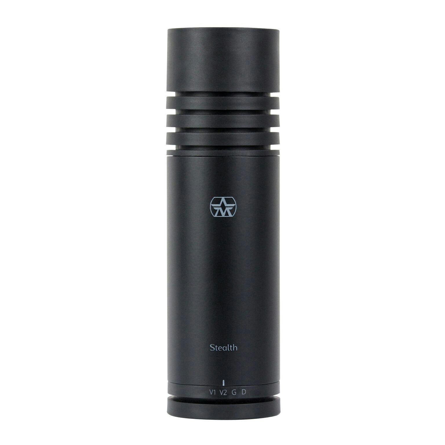 Aston Stealth Broadcast - Multi-Voice Dynamic Mic with 48V Preamp bundled with Stealth Sidemount - 0507-ACA44-000 - Microphone Front.jpg