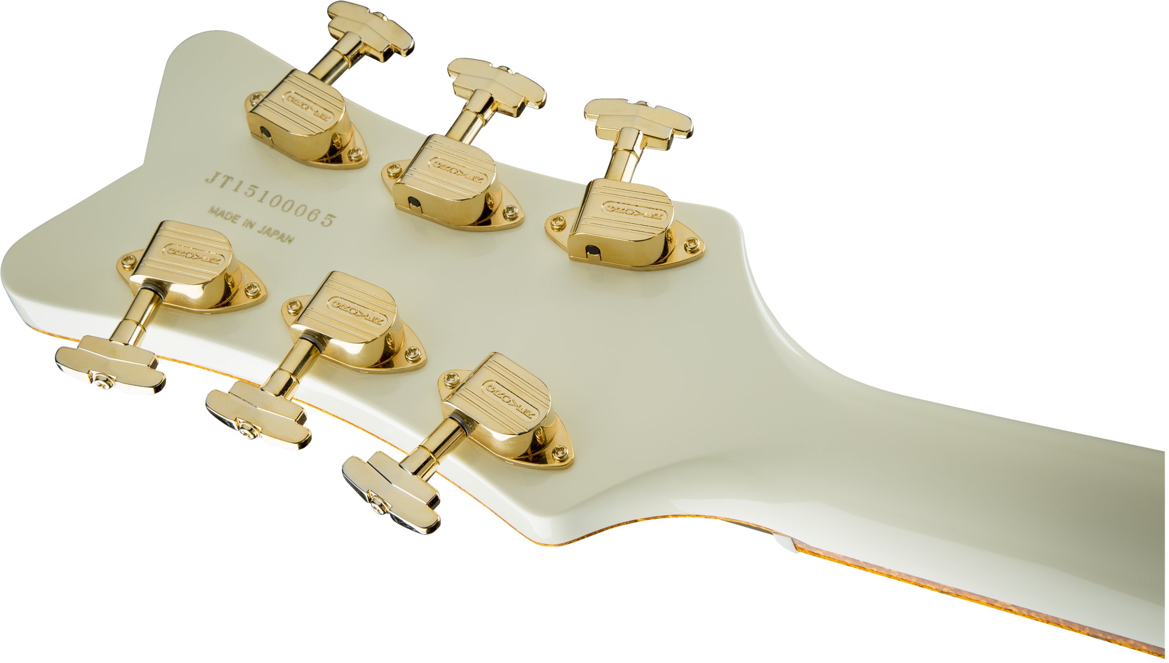 G6136-55 Vintage Select Edition '55 Falcon Hollow Body with Cadillac Tailpiece in Vintage White - 2411510805_gtr_hdstckbck_001_nr.jpg