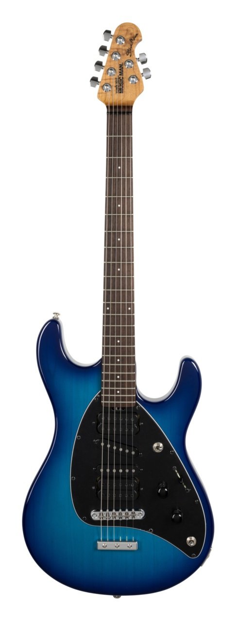 Music Man Steve Morse Signature Electric Guitar in Blue Burst - steve-morse-signature-blue-burst-1.jpg