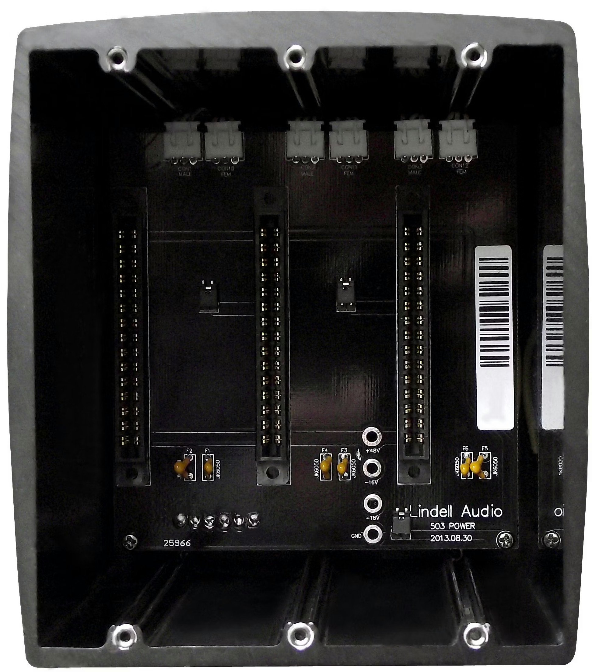 Lindell Audio 503POWER 3 Slot 500-Series Rack 500 SERIES - LA-503POWER - Front.jpg