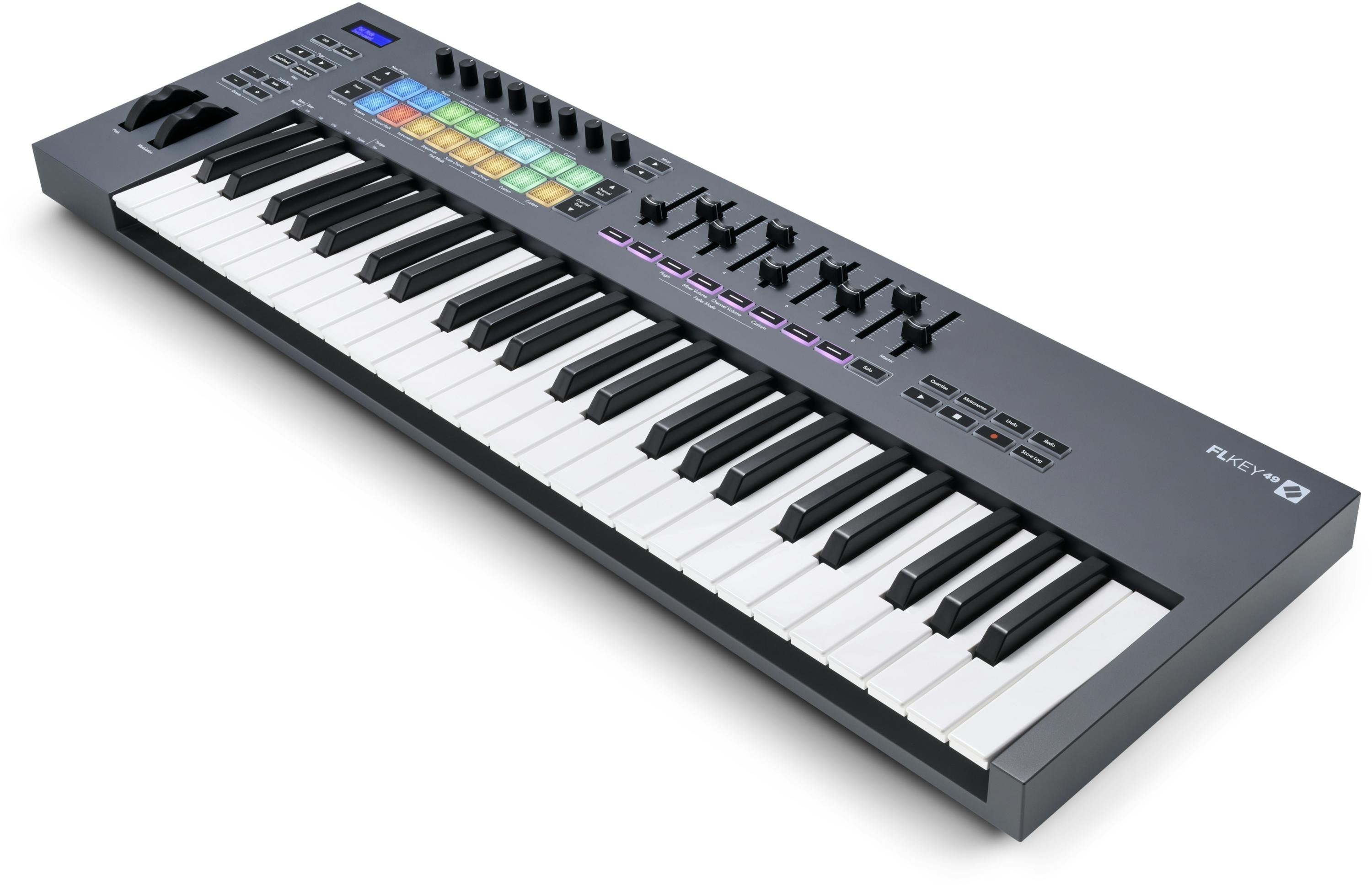 Novation FLkey 49 - Dedicated FL Studio Controller Keyboard - NOVFLK49MK1-FLKEY-49_Right_Tilt.jpg
