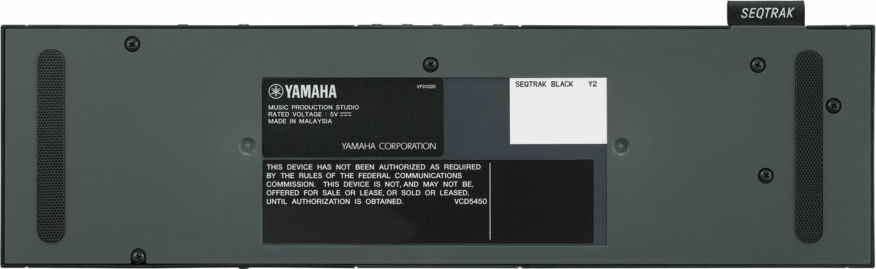 Yamaha SEQTRAK Music Production Studio - Black - CSEQTRAKBL-Yamaha_Seqtrak_Black_Bottom.jpg