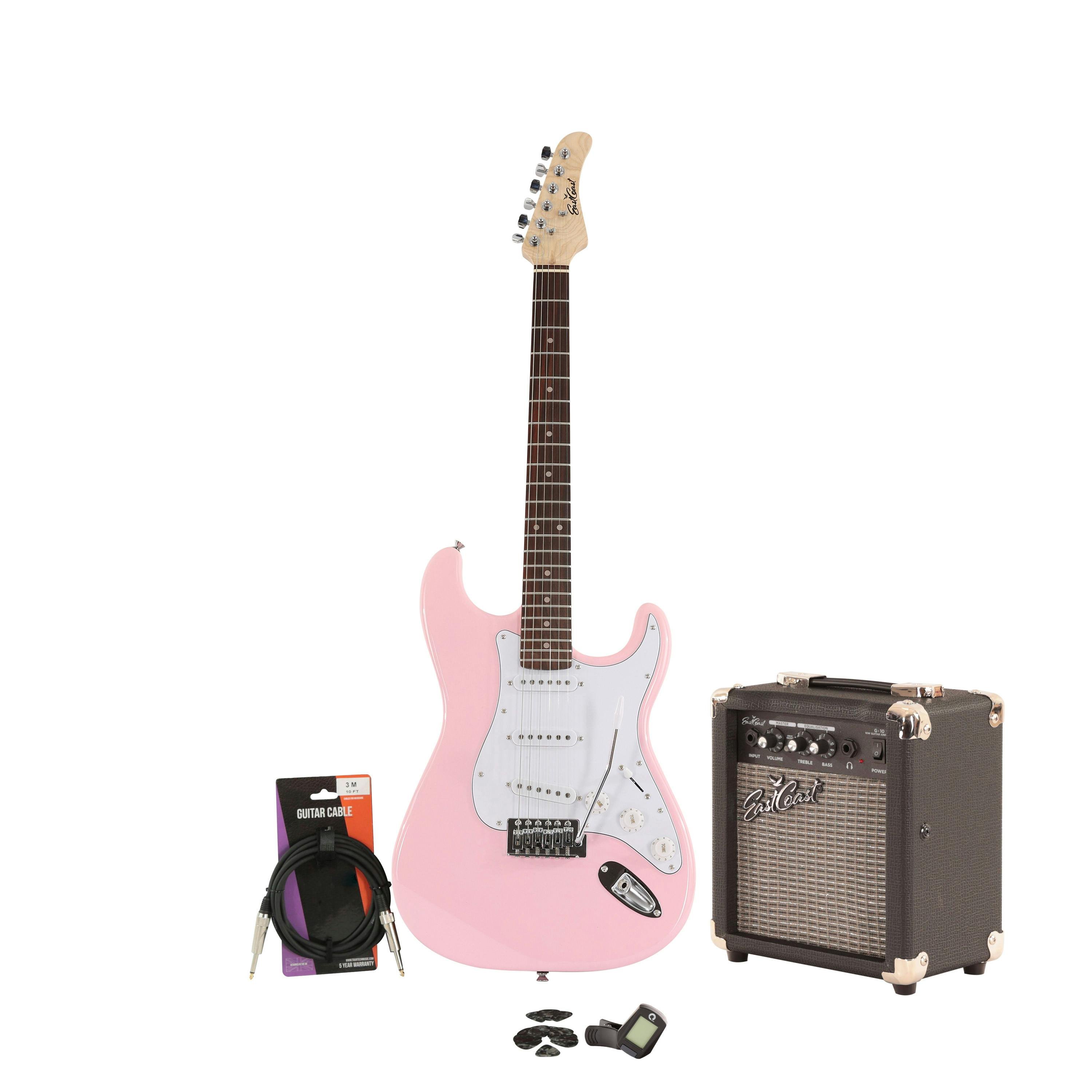 EastCoast ST1 Shell Pink Electric Guitar Starter Pack with 10w Amp & Accessories - _BUN-EC-ST1-SP10-EC-ST1-SP-10w.jpg