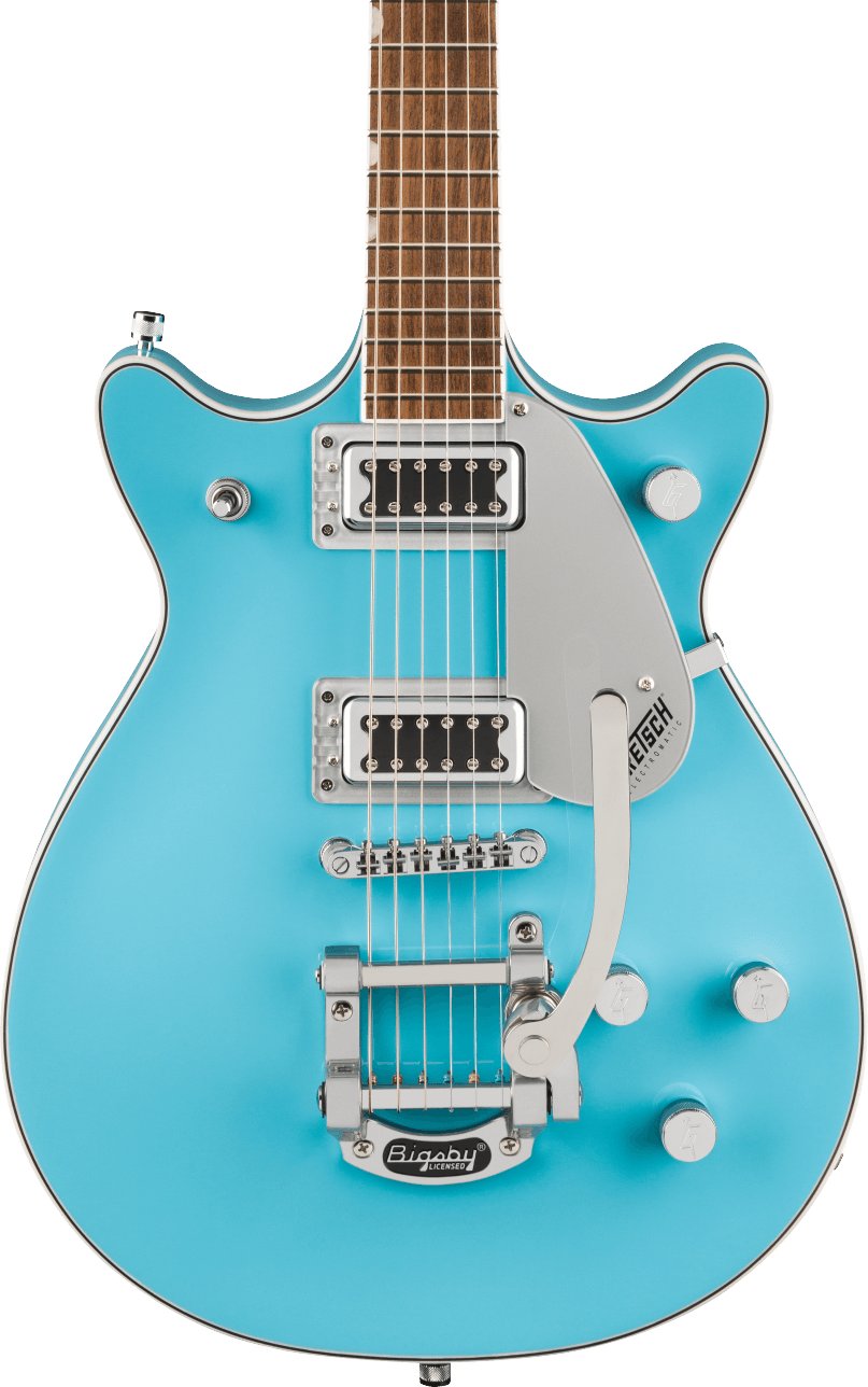 Gretsch G5232T Electromatic Double Jet FT With Bigsby Laurel Fingerboard Kailani Blue - Gretsch G5232T Electromatic Kailani Blue 2508210597 front.jpg