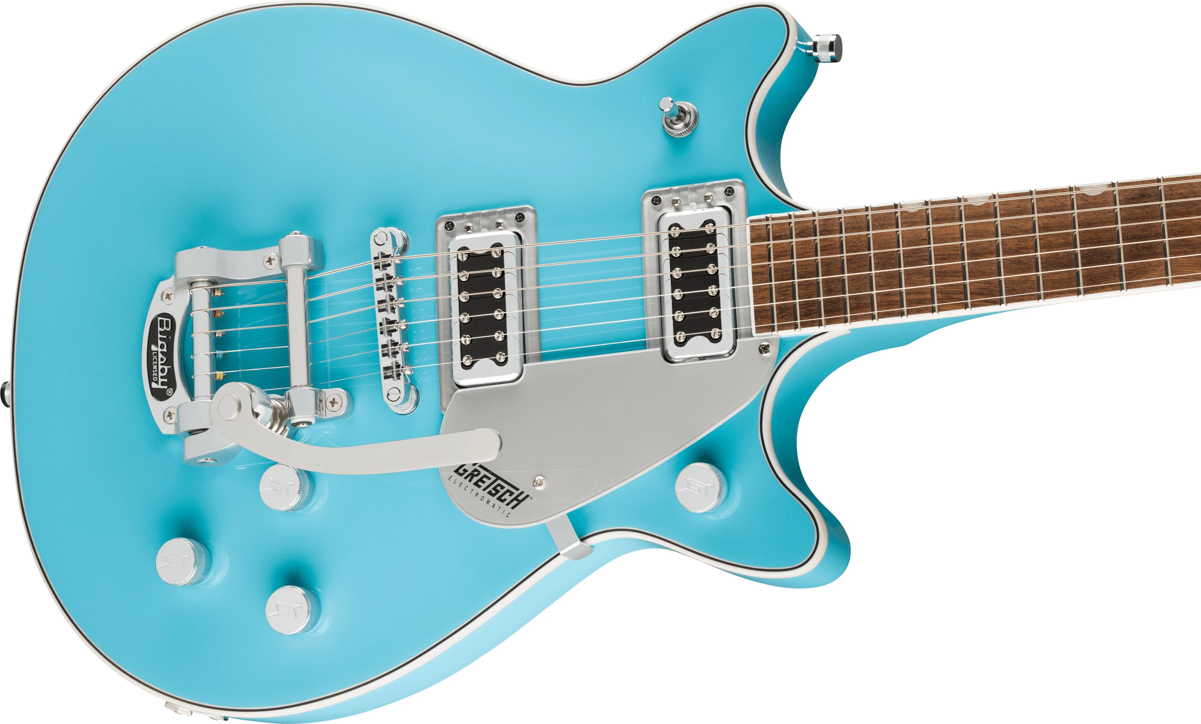 Gretsch G5232T Electromatic Double Jet FT With Bigsby Laurel Fingerboard Kailani Blue - Gretsch G5232T Electromatic Kailani Blue 2508210597 Front 3.jpg