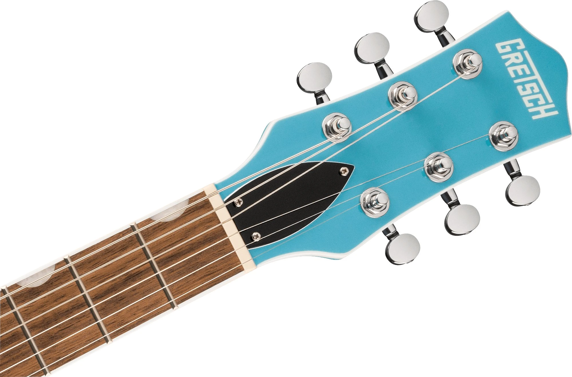 Gretsch G5232T Electromatic Double Jet FT With Bigsby Laurel Fingerboard Kailani Blue - Gretsch G5232T Electromatic Kailani Blue 2508210597 Headstock.jpg