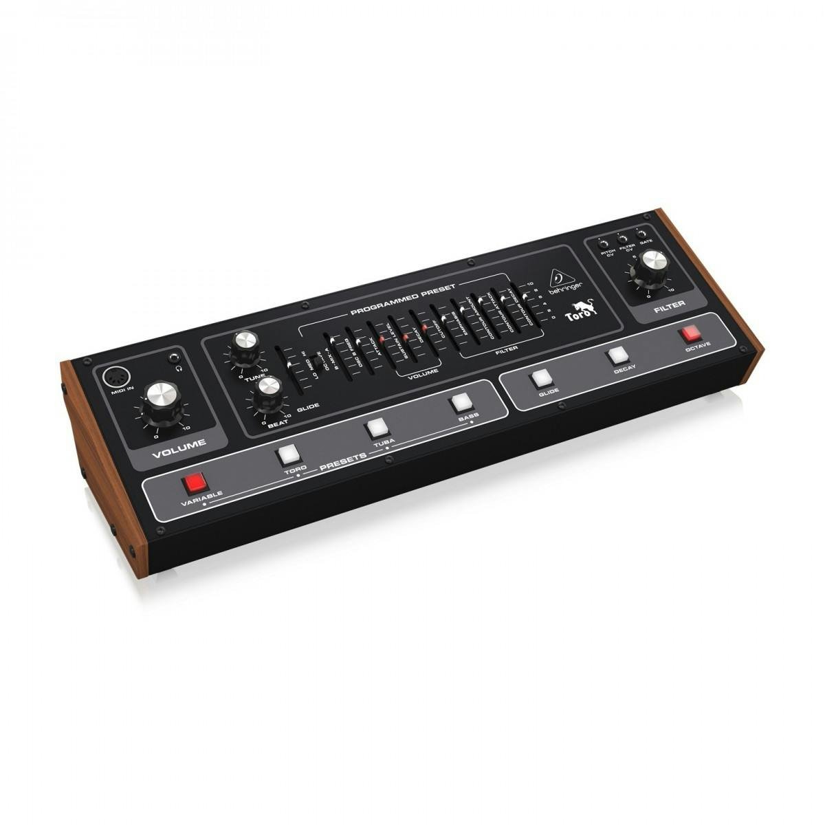 Behringer TORO Classic Analogue Bass Synthesizer - 0718-ABE86-UK1-Behringer-Toro-Left-Angle.jpg