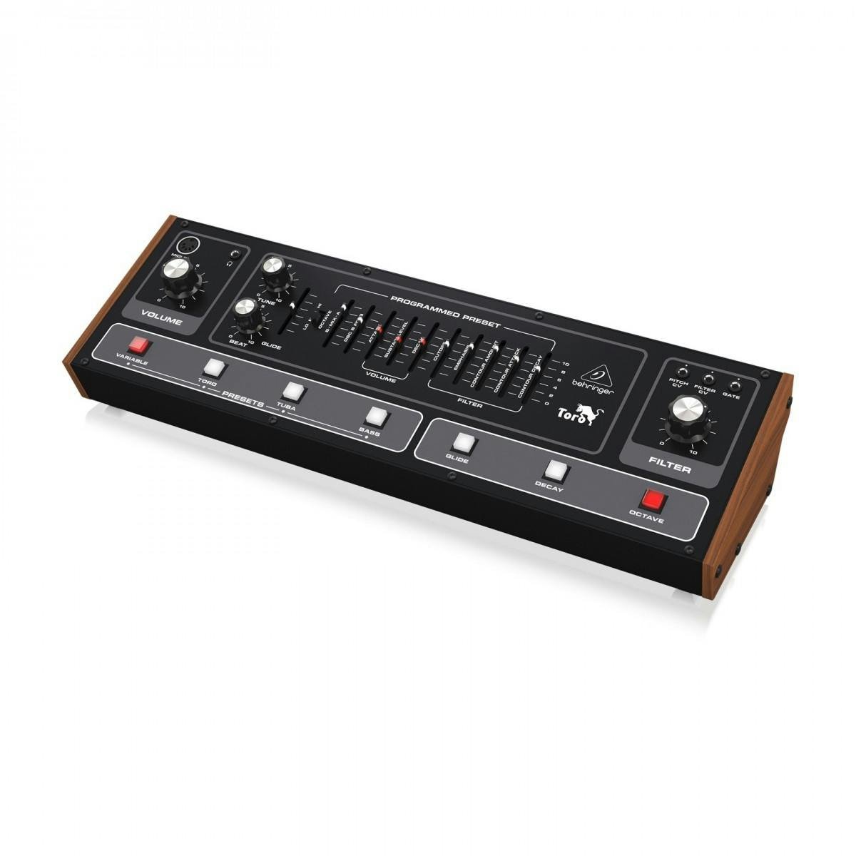 Behringer TORO Classic Analogue Bass Synthesizer - 0718-ABE86-UK1-Behringer-Toro-Right-Angle.jpg
