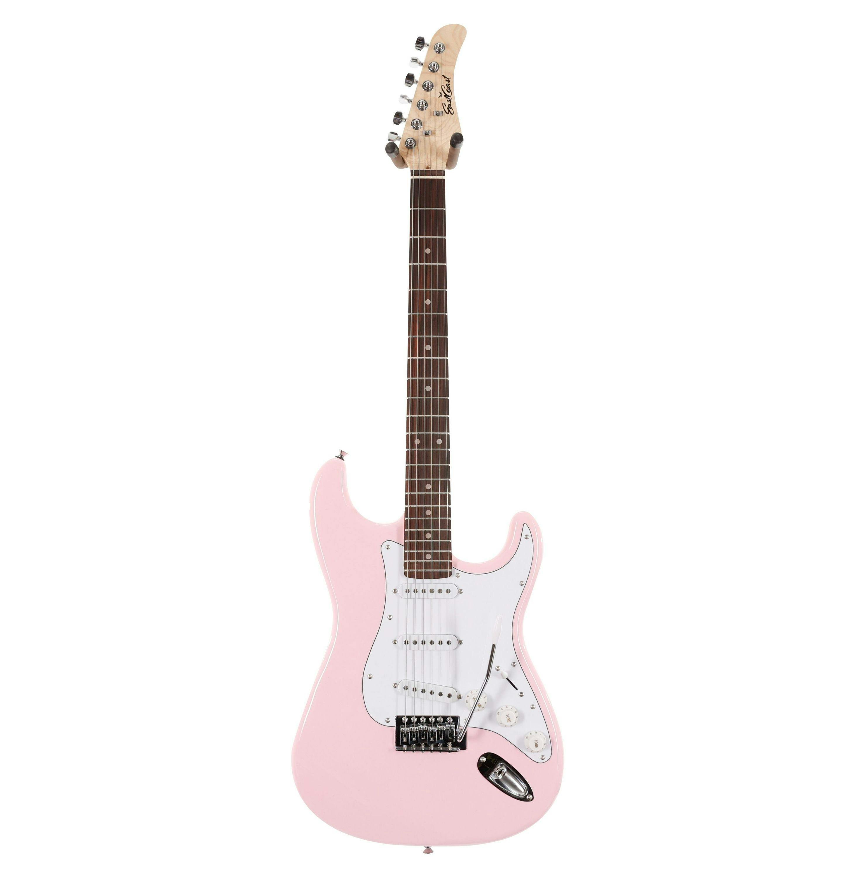 EastCoast ST1 Electric Guitar Silent Bundle in Shell Pink with Headphone Amp & Accessories - 477860-EC-ST1-SP 2__90665.jpg
