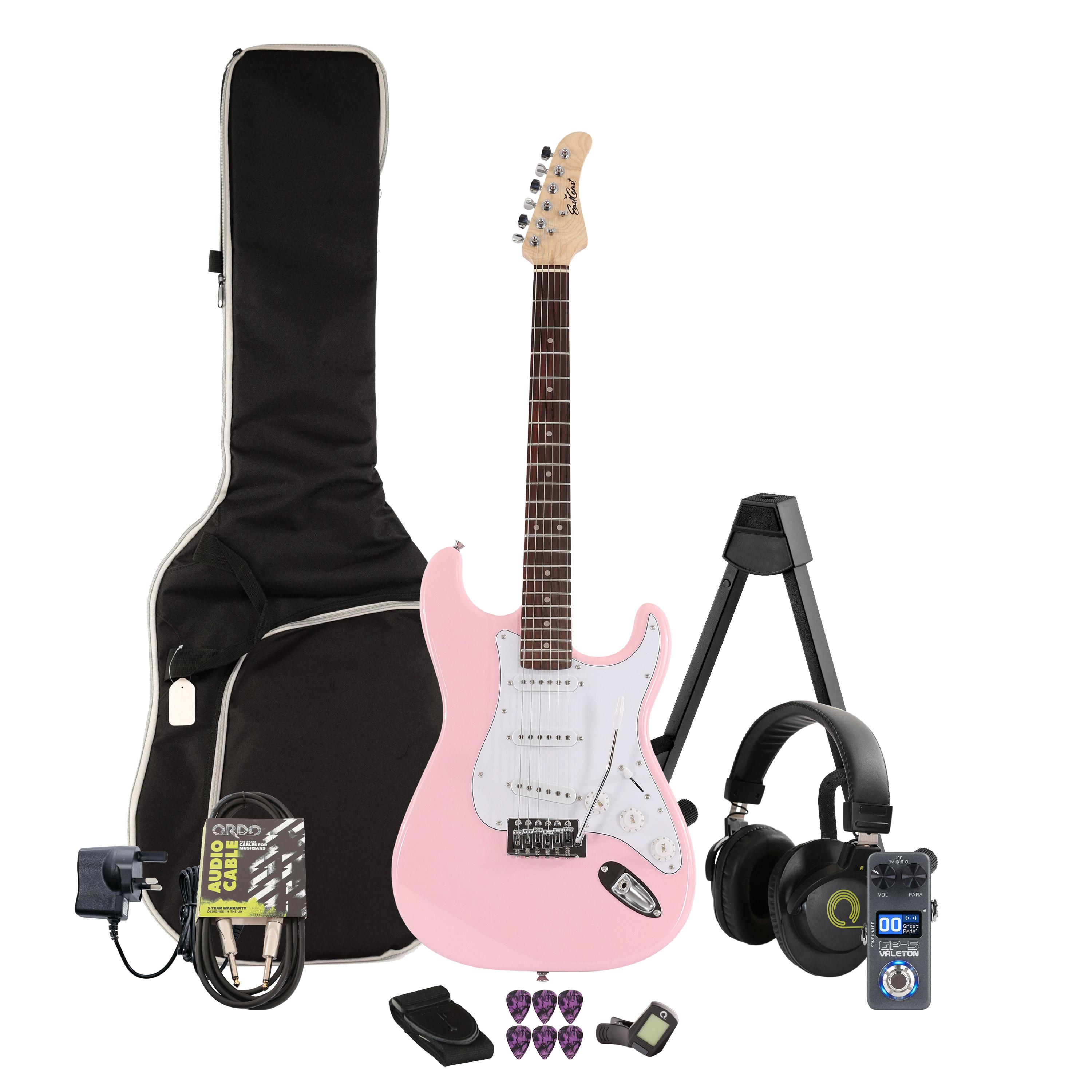 EastCoast ST1 Electric Guitar in Shell Pink Multi-FX & Modelling Bundle with Accessories - _BUN-EC-ST1-SP-SILENT.jpg