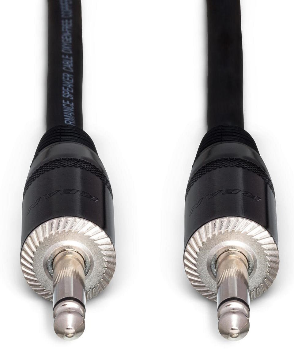 Hosa SKJ-400 Pro Speaker Cable, REAN 1/4 in TS to Same, 5 ft / 1.5M - SKJ-405-SKJ-400-Front.jpg